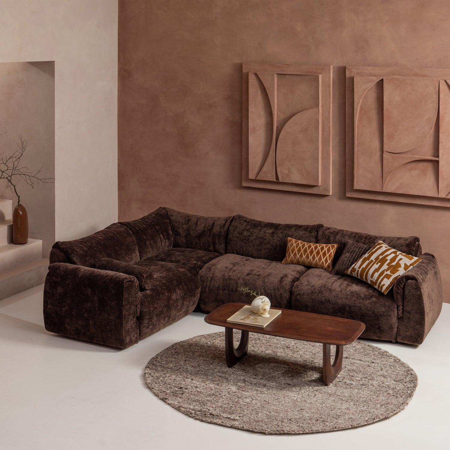 Frequent salontafel mango walnoot 120x60 cm