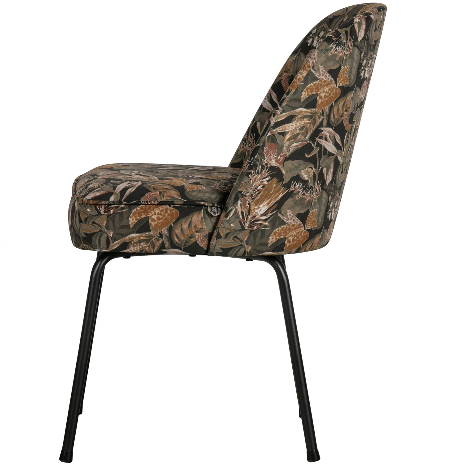 Vogue eetkamerstoel structure velvet brass