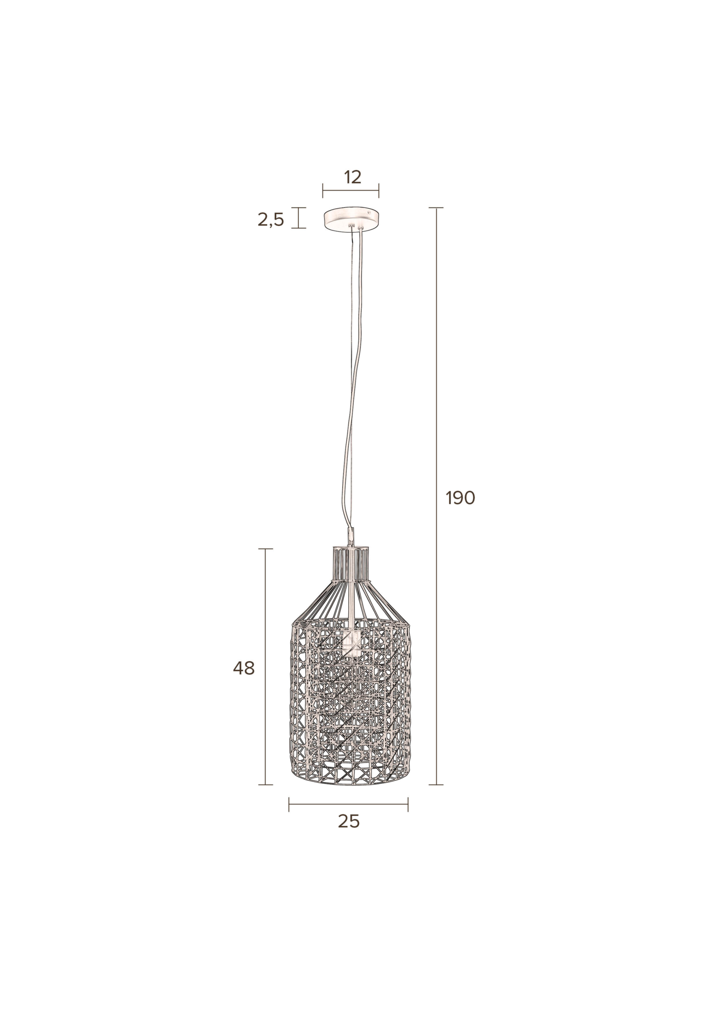 Dutchbone Jim Hanglamp