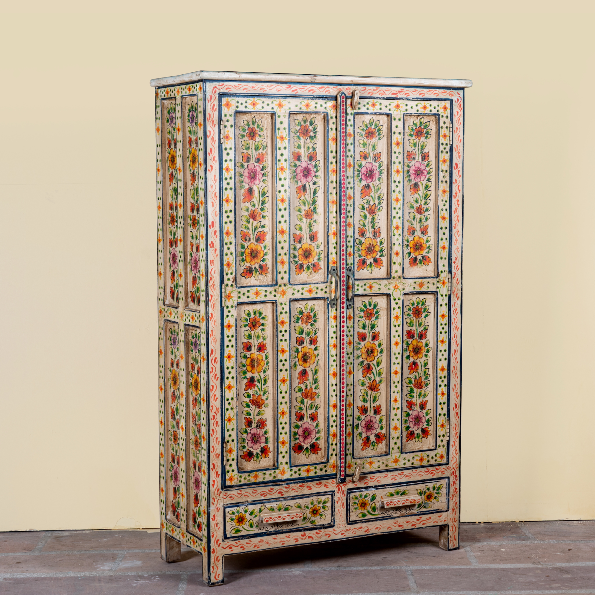 Smaya - Handbeschilderde Boho Kast 