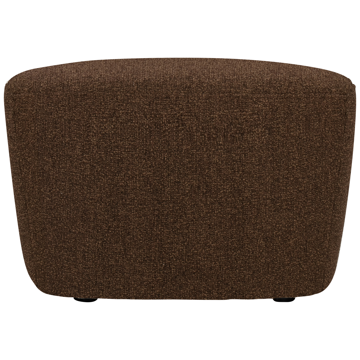 Lofty hocker boucle staalgrijs