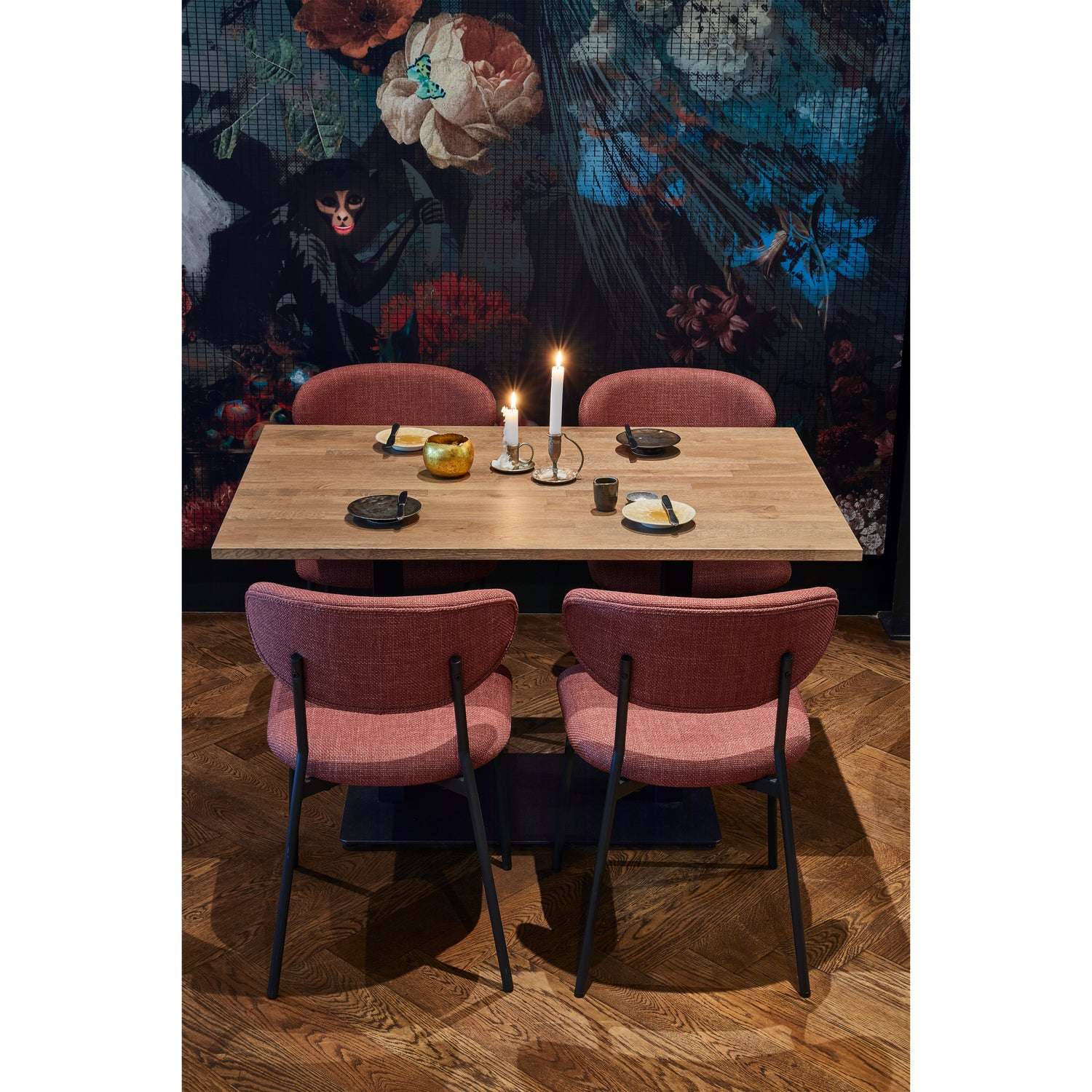 Tablo eettafel recht vl 120x80cm cashmere brown [fsc]