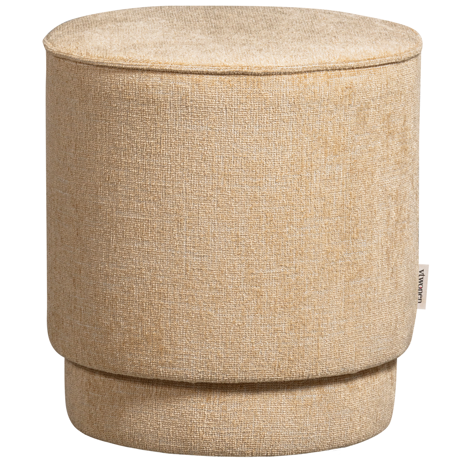 Pearl poef naturel melange