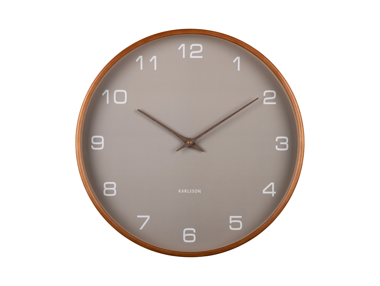 Wandklok Acento hout