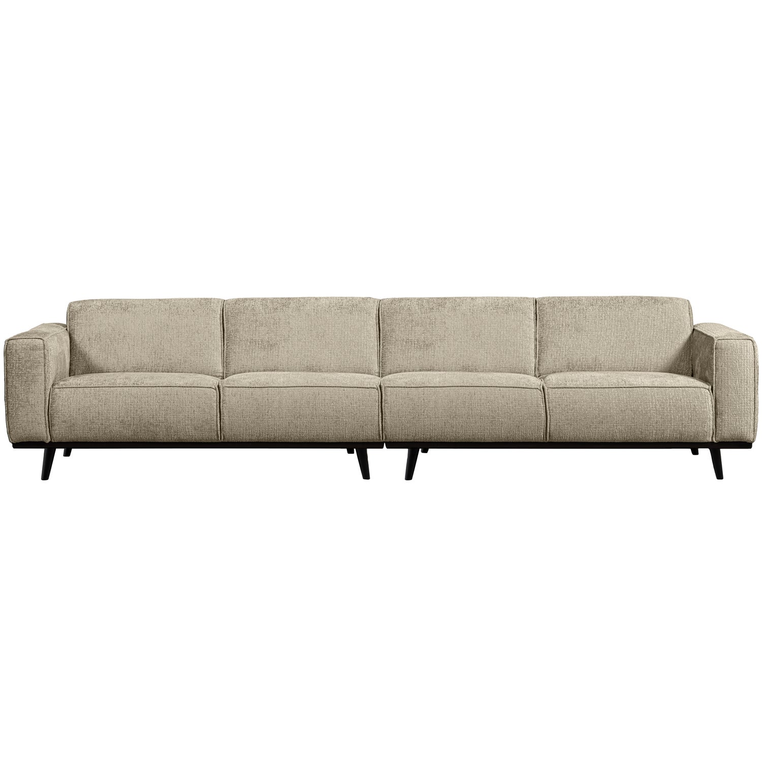 Statement xl 4-zits bank 372 cm lichtbruin melange