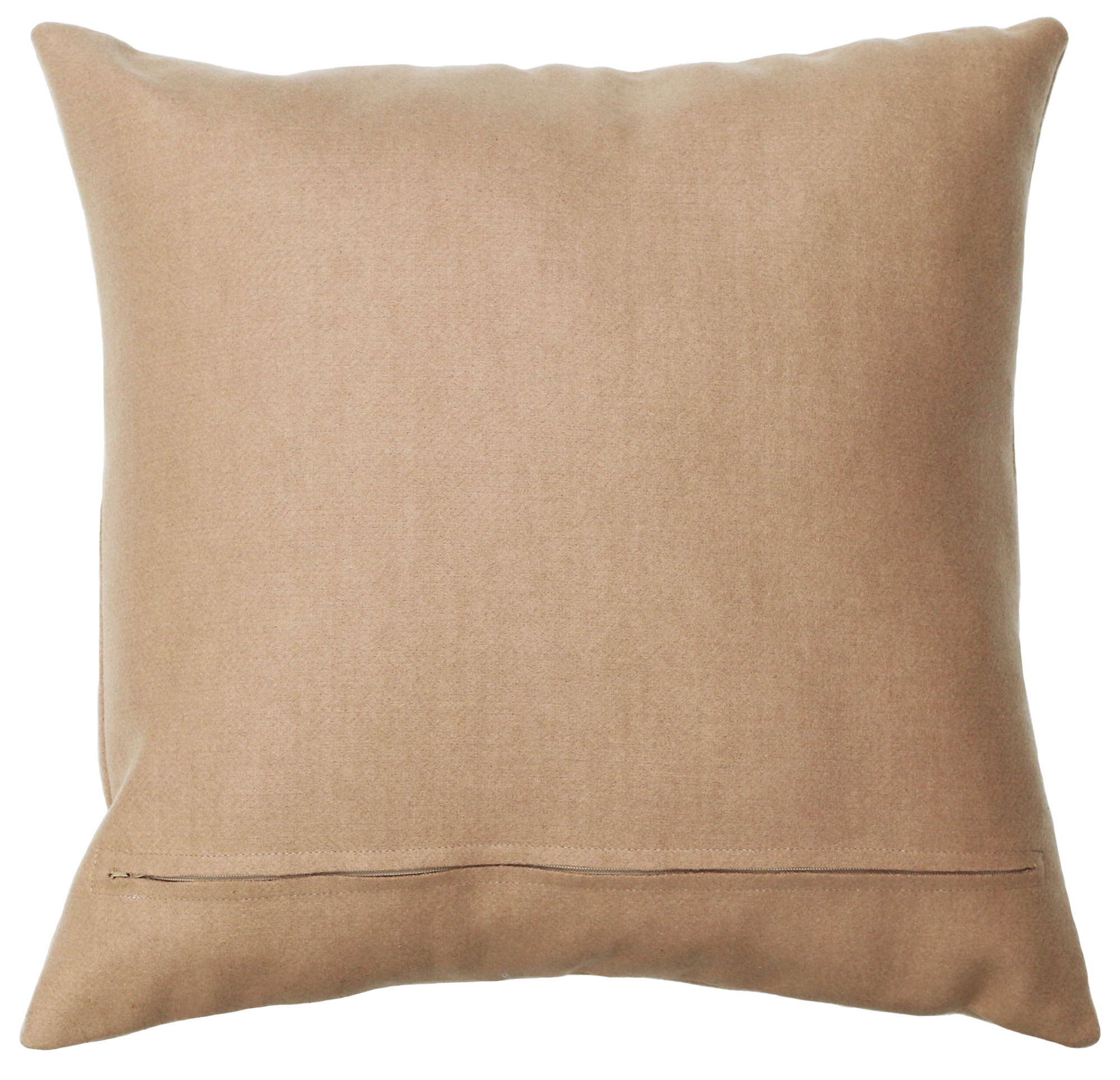 Kussen 3 streep light camel