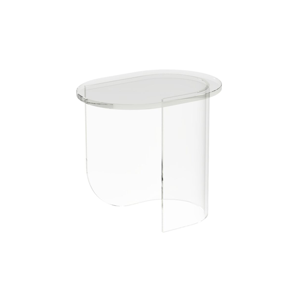 Bijzettafel Plateau glas