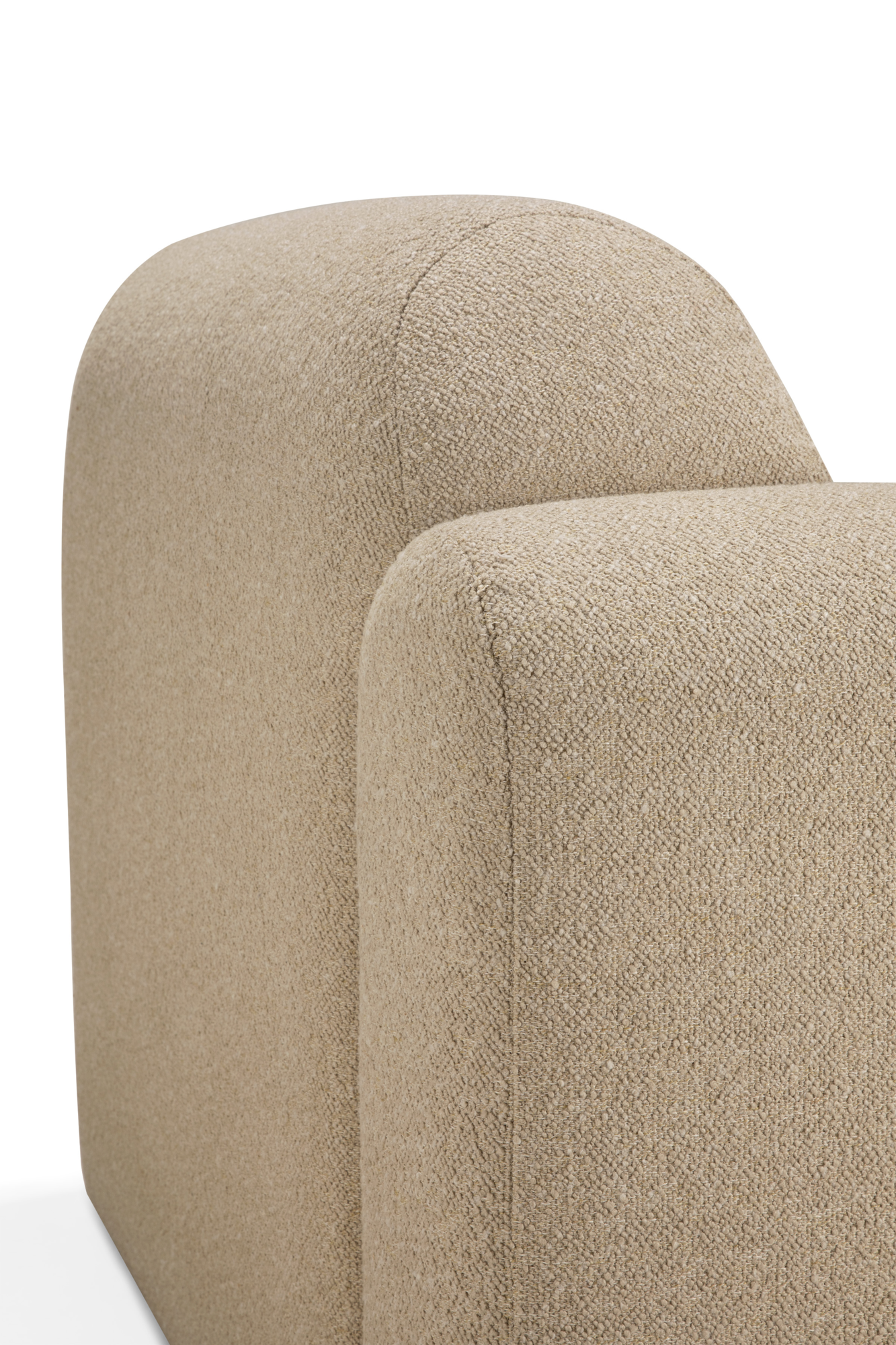Bulky modulaire sofa - almond