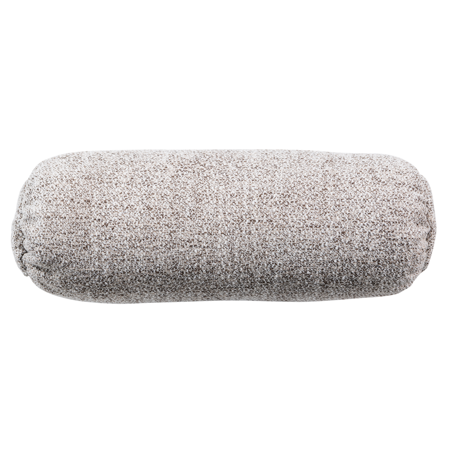 Baggy rolkussen 50xo23 cm 3d chenille middenbruin