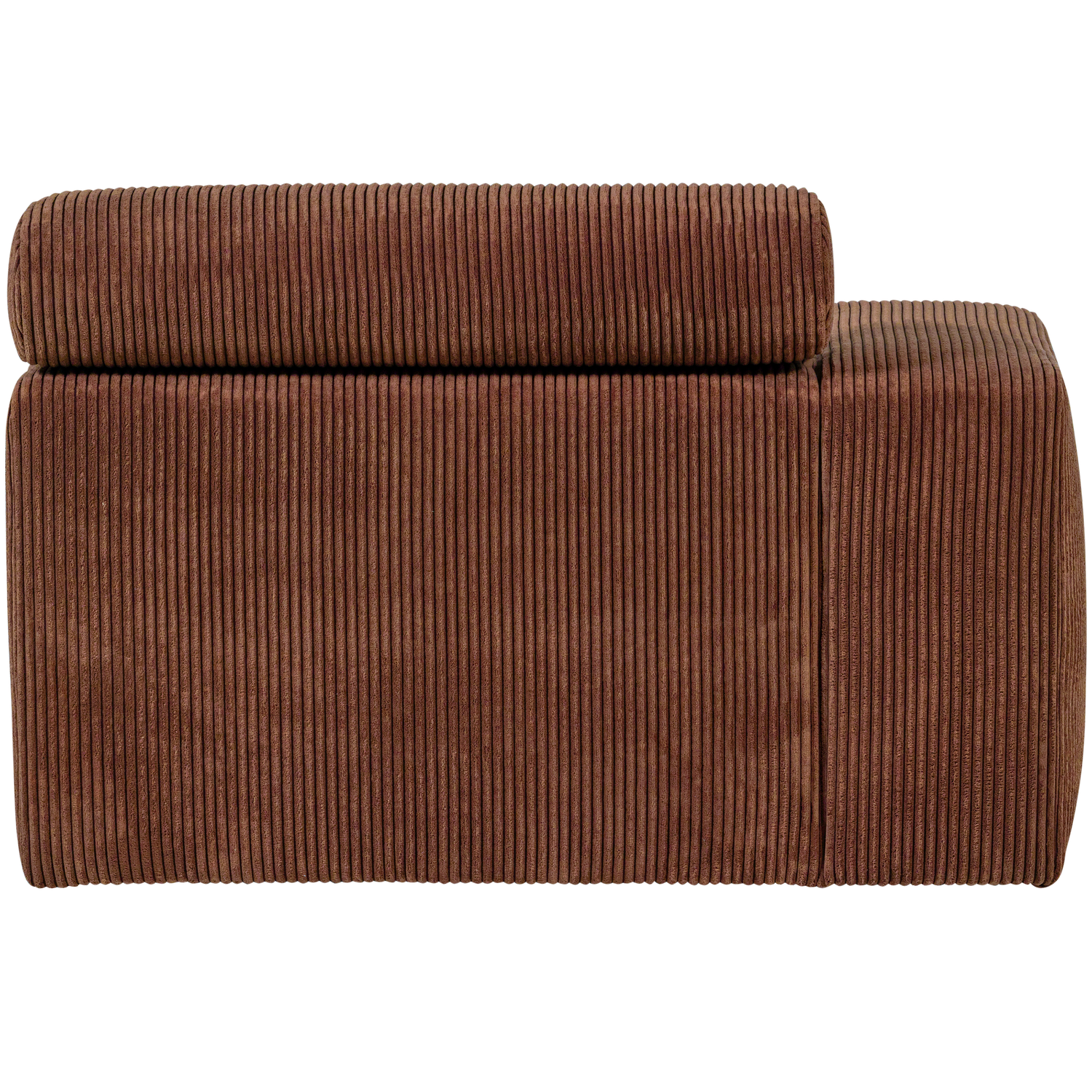 Novi chaise longue element arm links ribstof terra