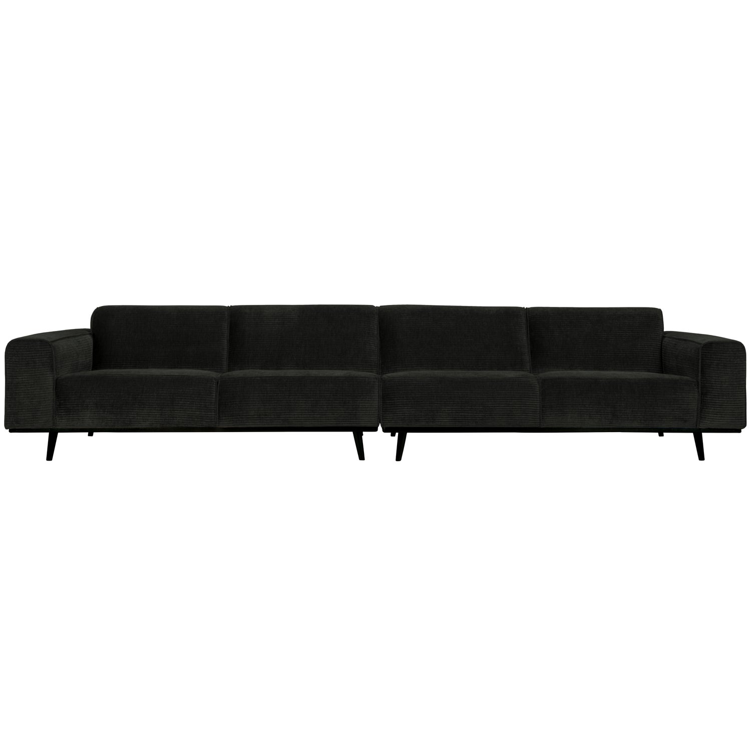 Statement xl 4-zits bank 372 cm lichtbruin melange