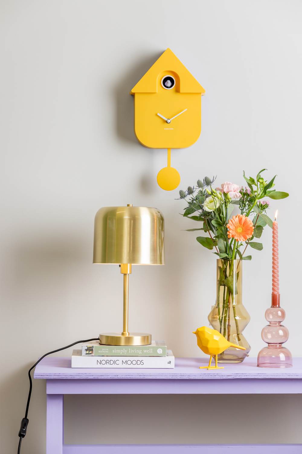 Wandklok Modern Cuckoo ABS