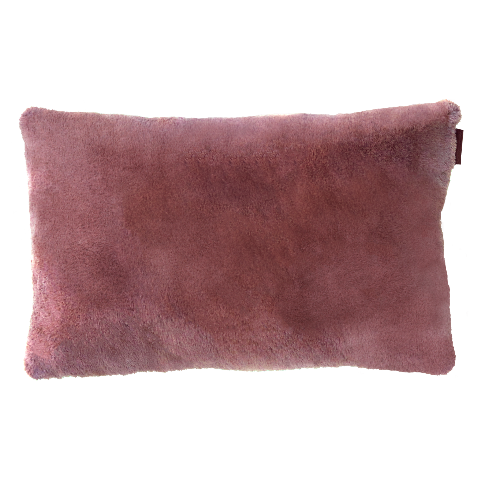 Kussen bont dusty rose