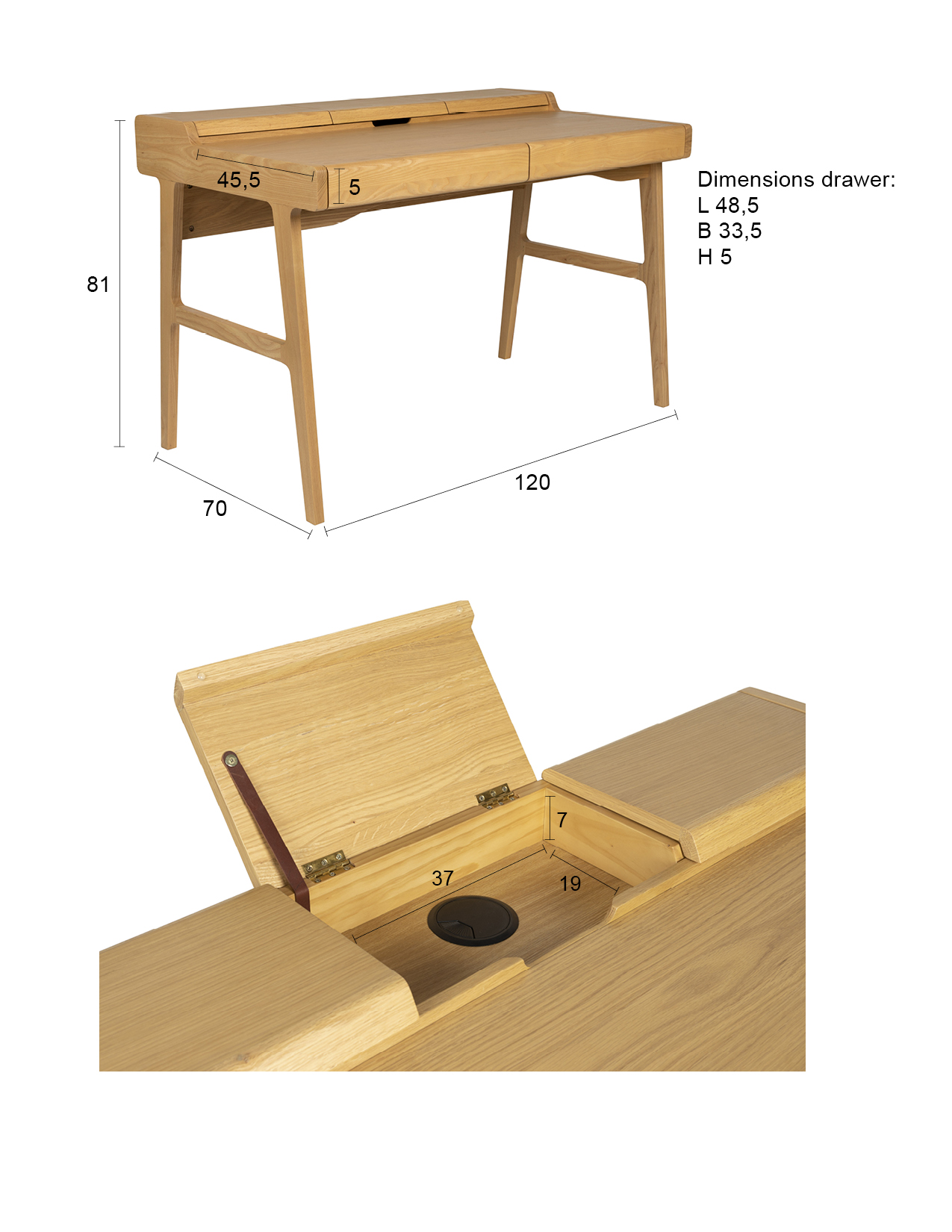 Zuiver bureau Kaat