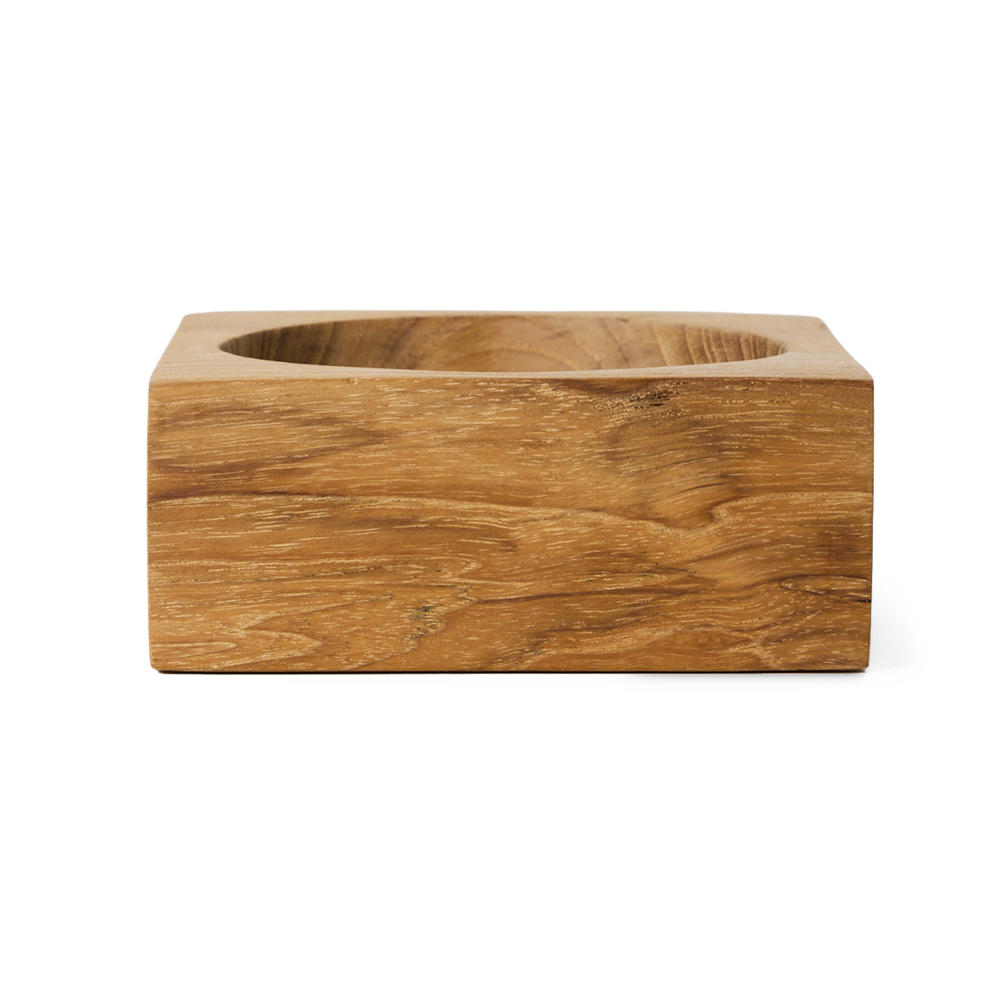 HKliving Schaal Teak cube bowl small