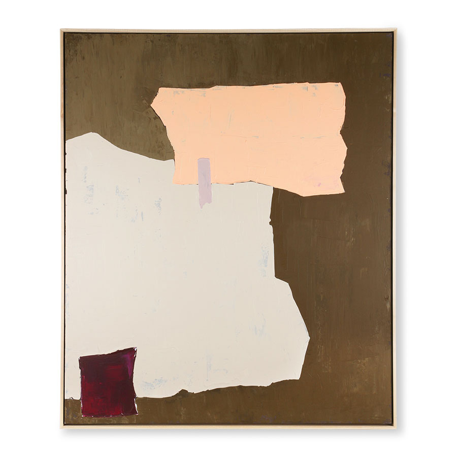 HKliving schilderij Abstract Mustard/Nude