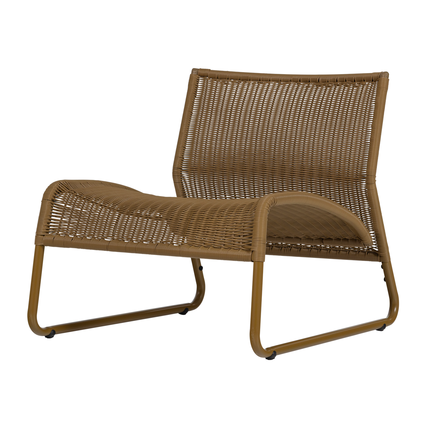 West tuin loungestoel honinggeel