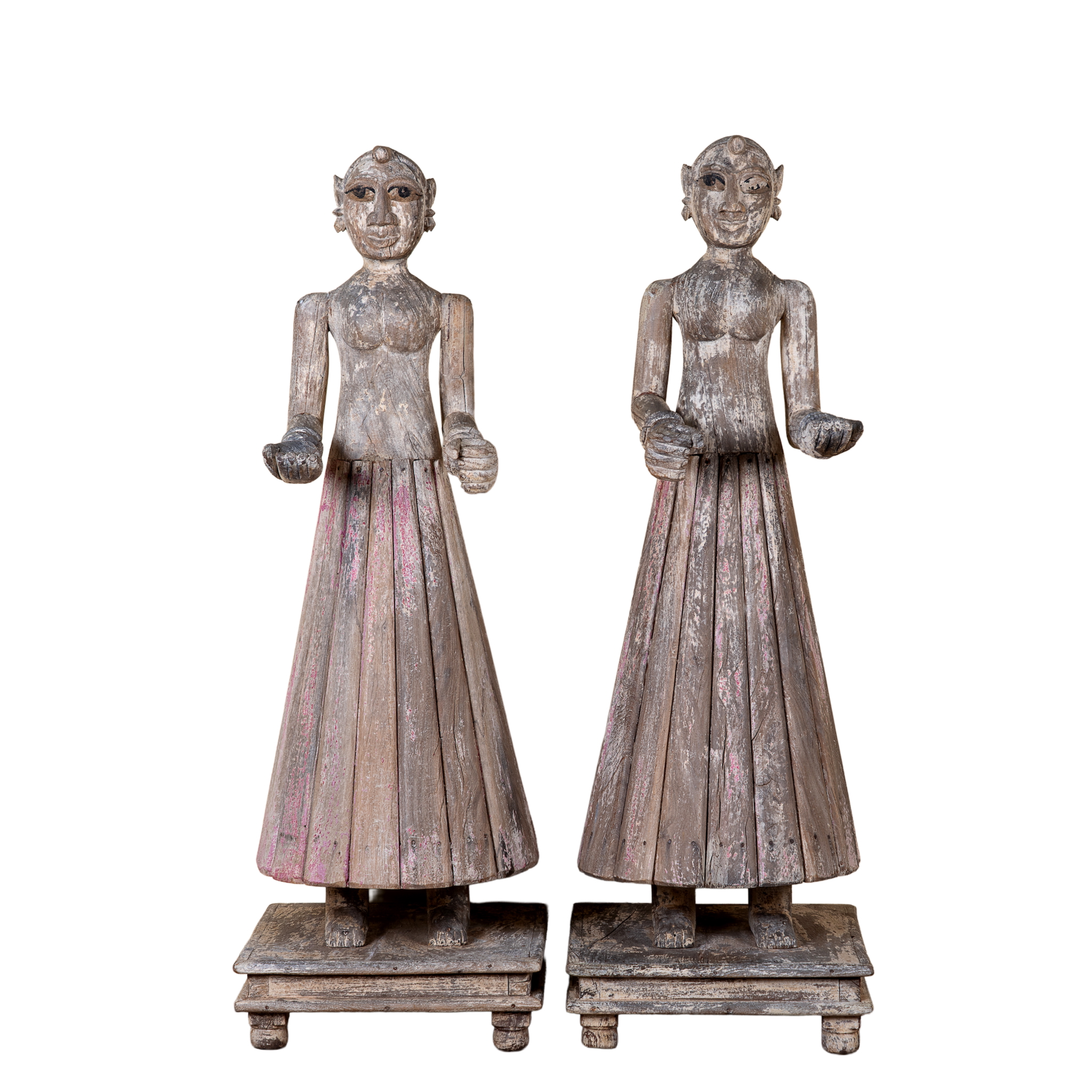Temple Guardians - Handgesneden Tempelwachters 