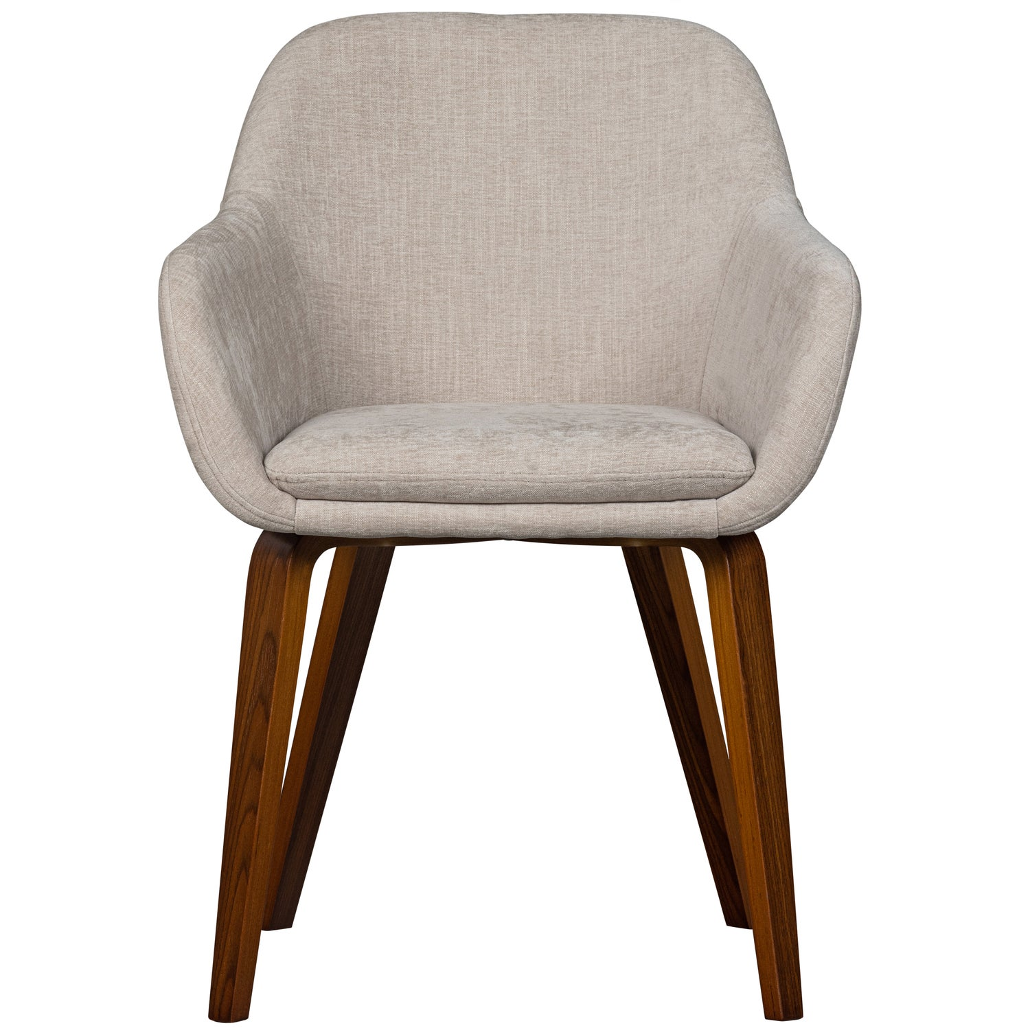 Base eetkamerstoel velvet melange zand