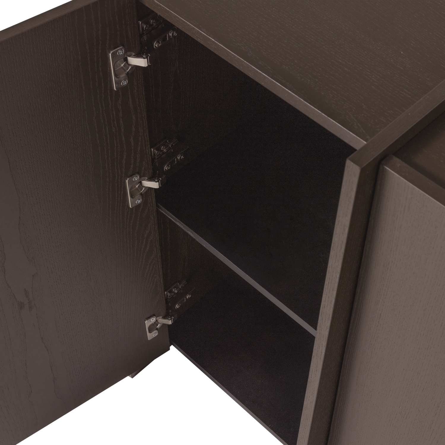 Brock 2-deurs kast essen fineer warmgrijs [fsc]
