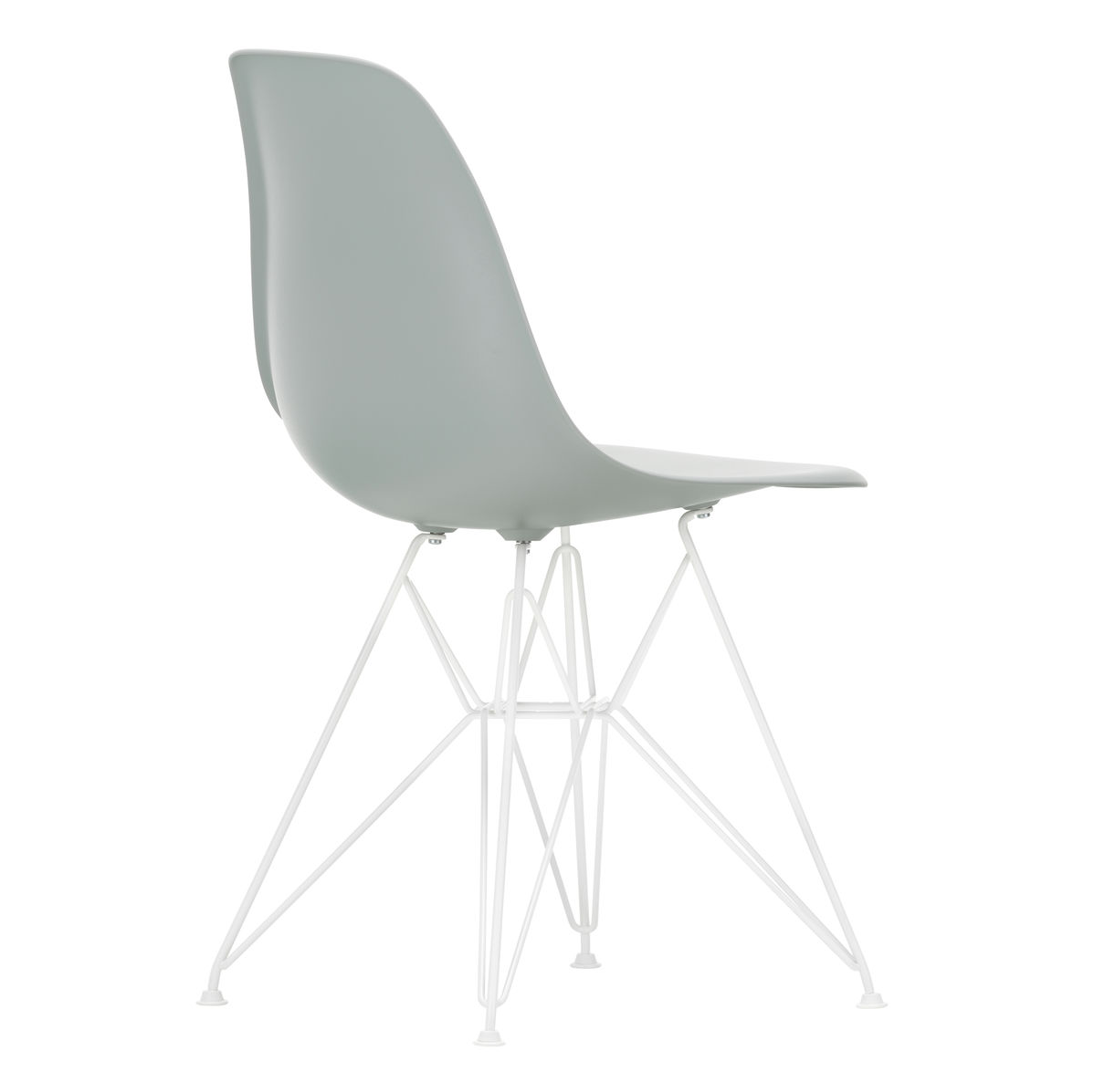 Vitra DSR RE eetkamerstoel wit onderstel