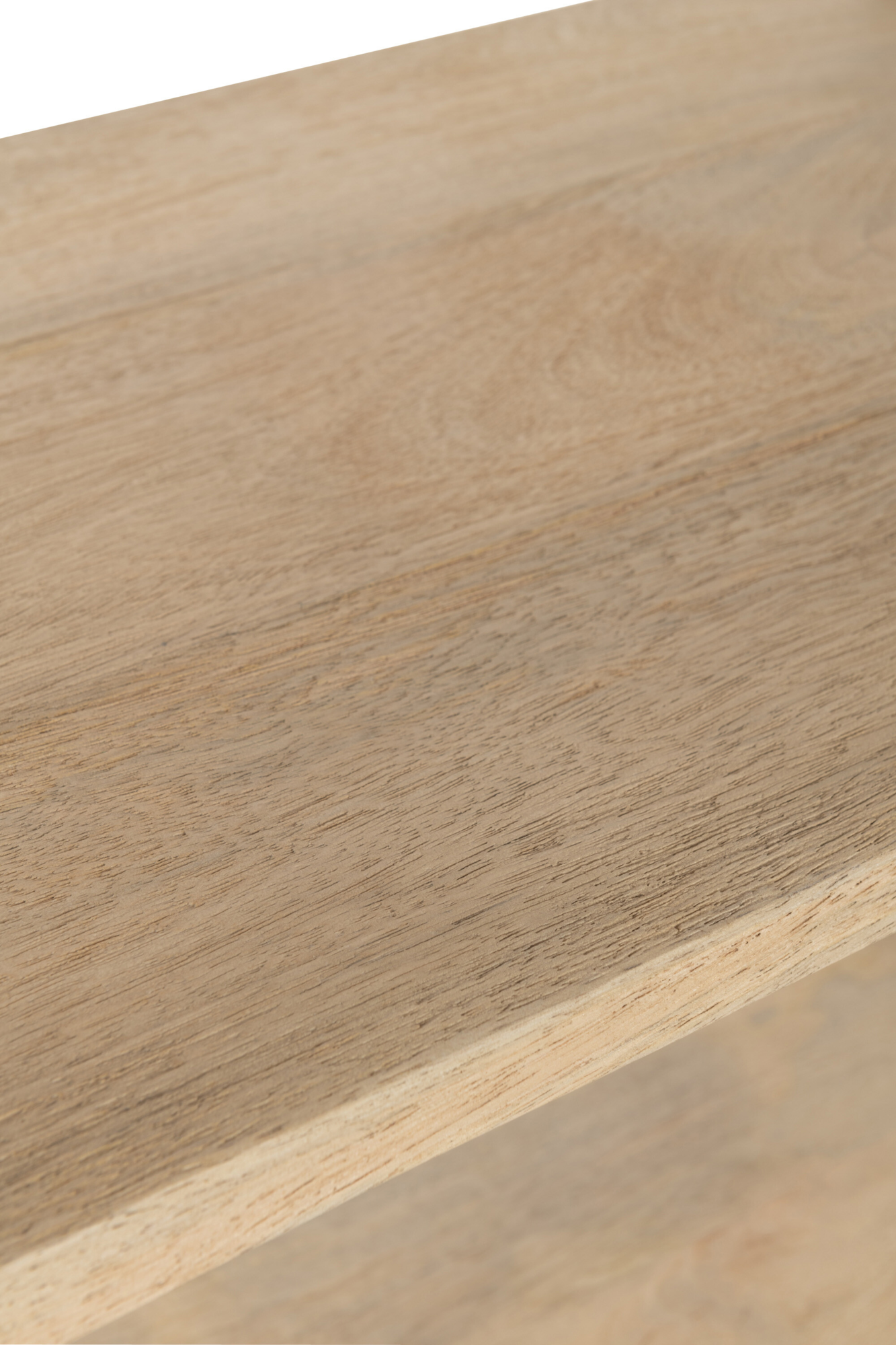 Rek Eli 5 planken mangohout/staal Naturel