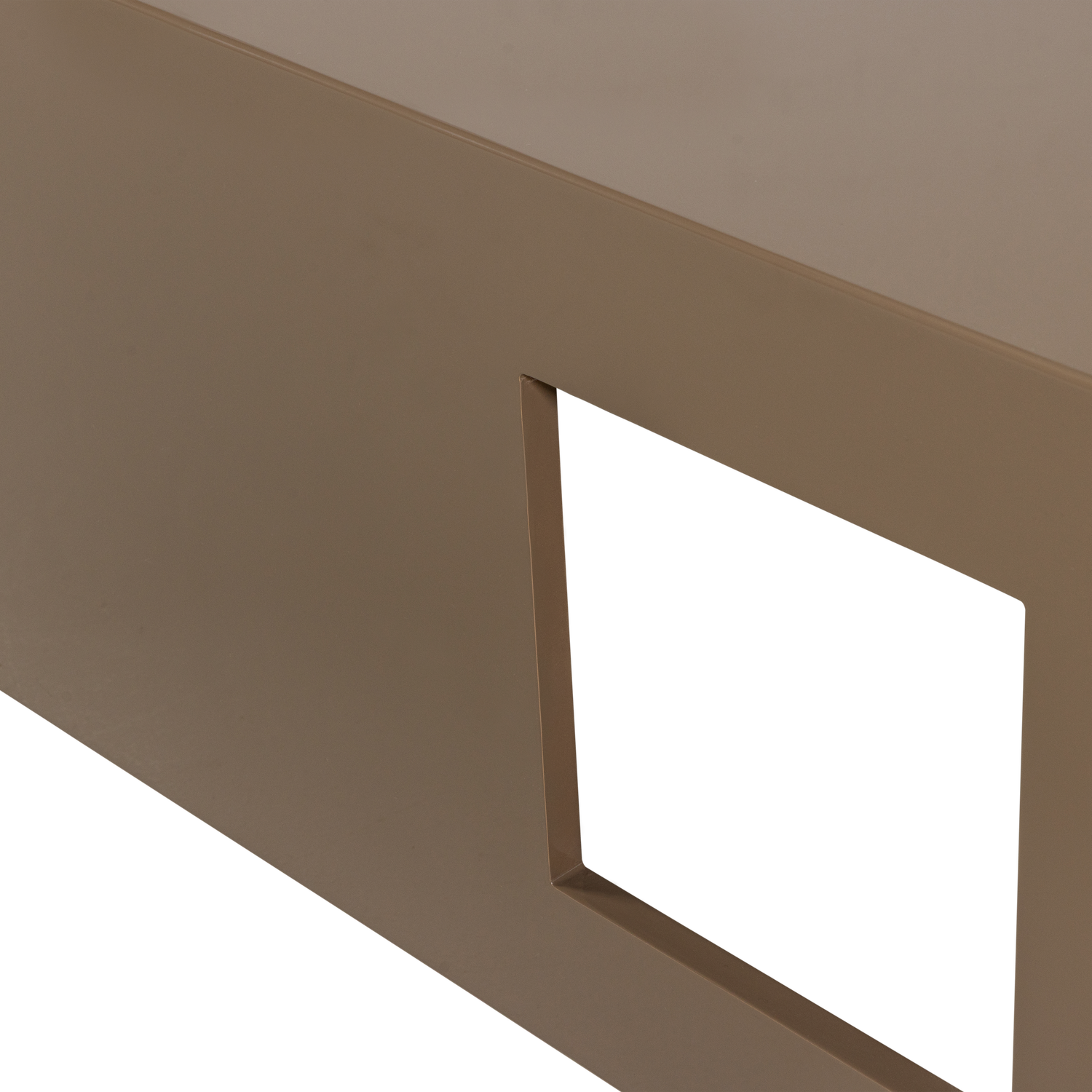 Modern salontafel mdf hout hoogglans zand