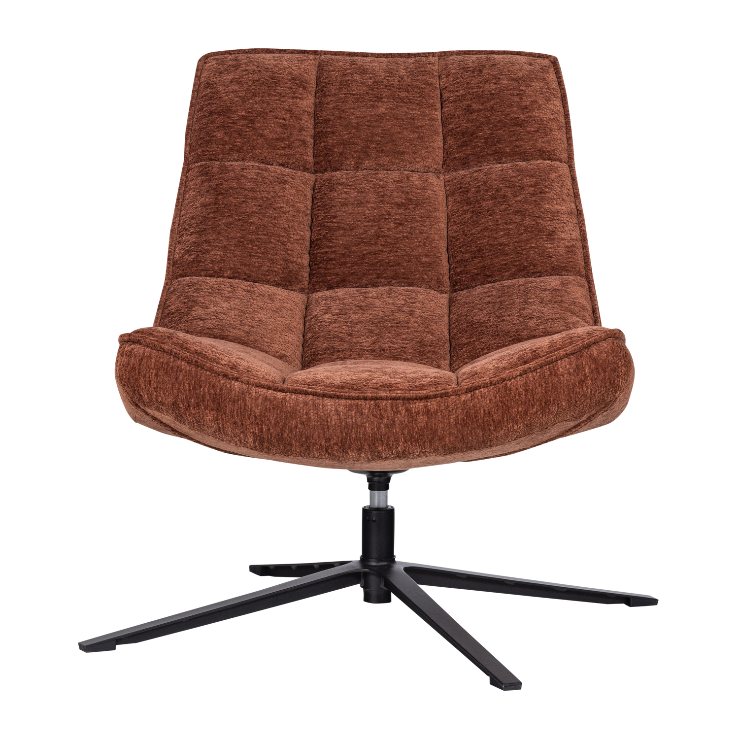 Maudi draaifauteuil chenille structuur groen