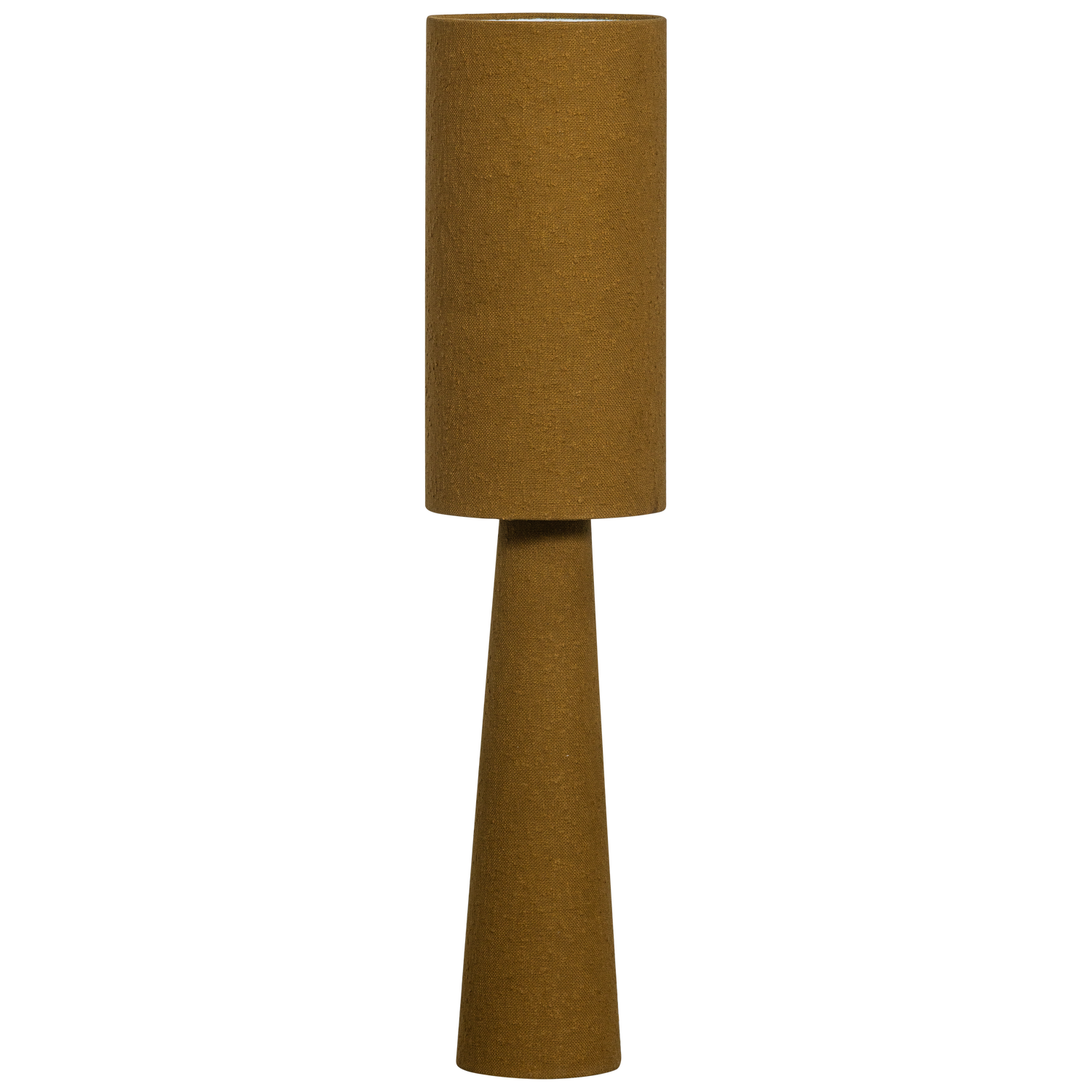 Loft vloerlamp metaal/boucle naturel met strepen 130xo30 cm