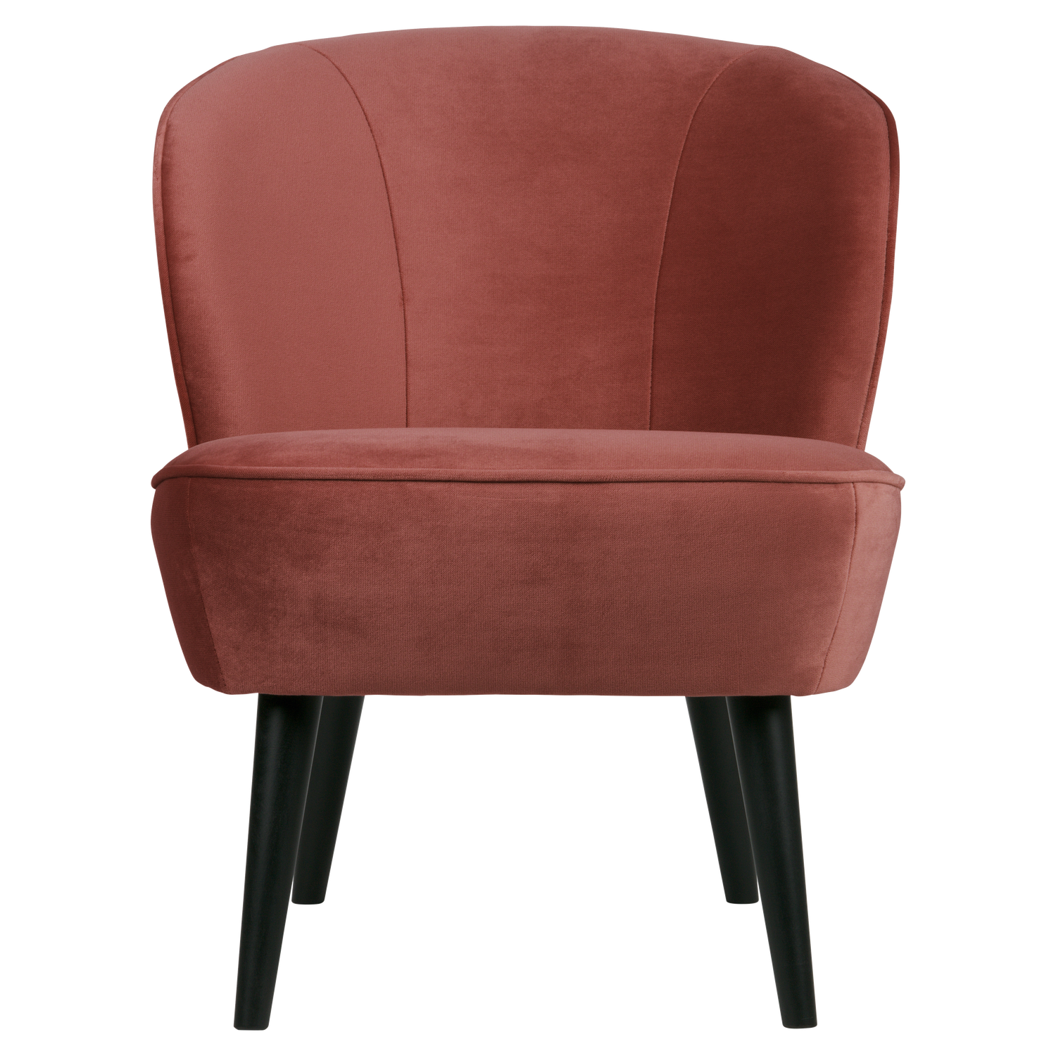 Sara fauteuil velvet bordeauxrood [fsc]