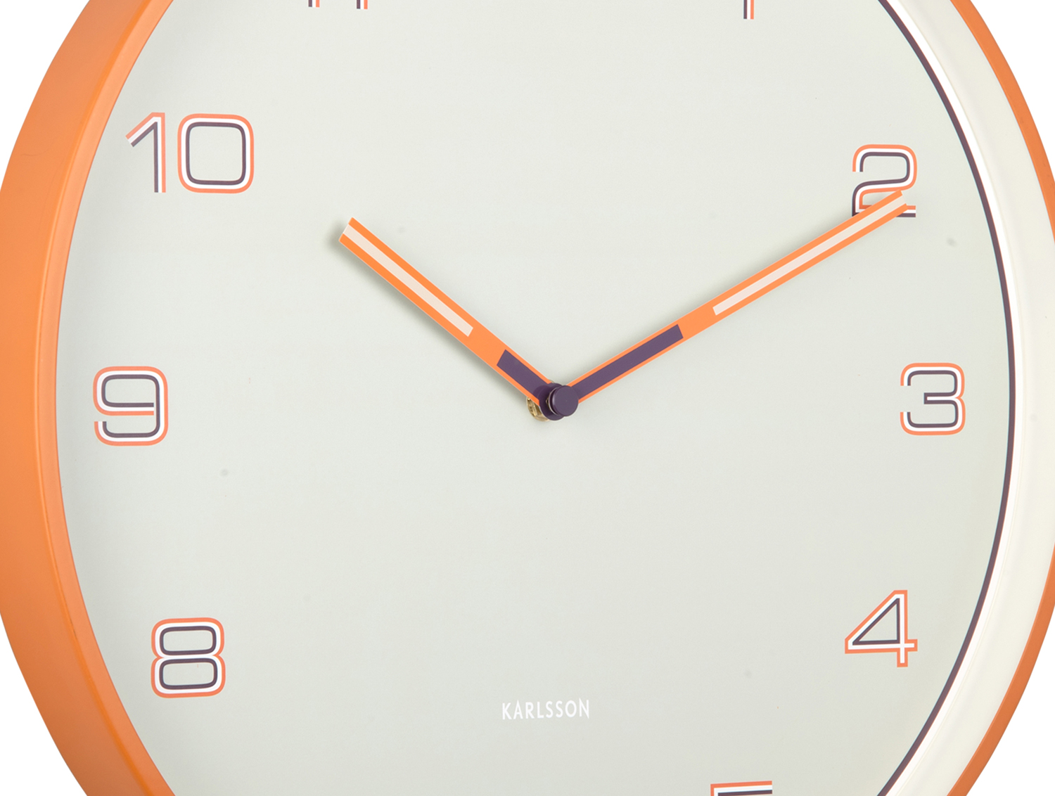 Wandklok Lined Numbers