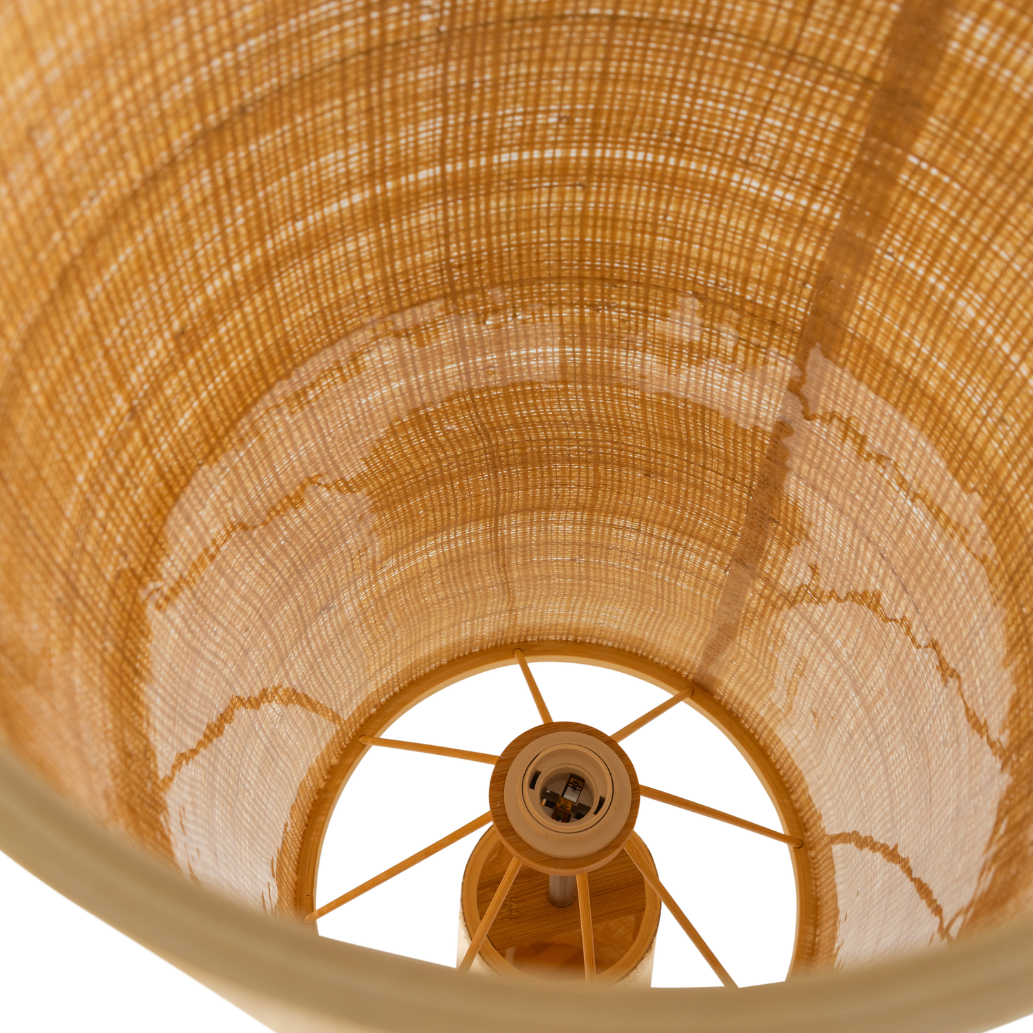 Syro vloerlamp raffia naturel 130xo30 cm