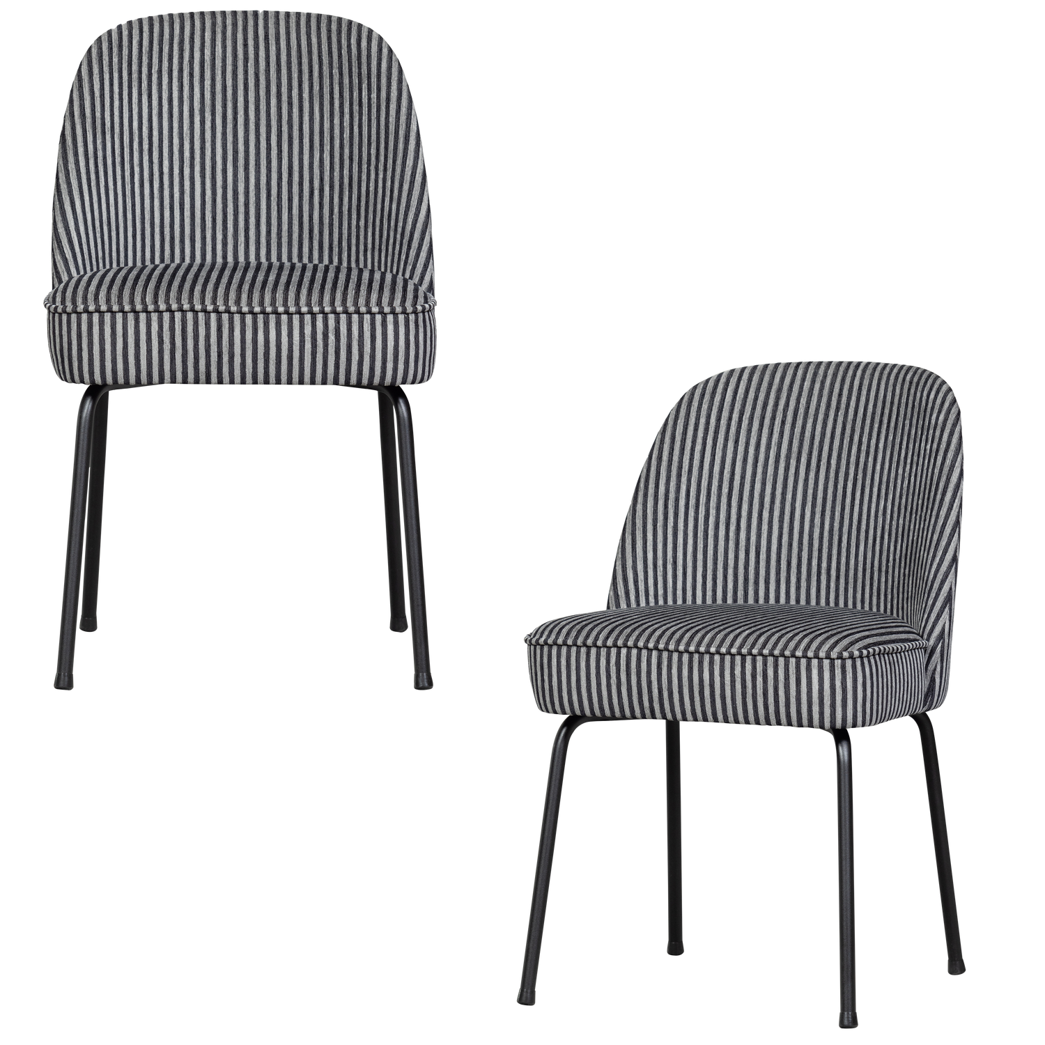 Vogue eetkamerstoel structure velvet brass