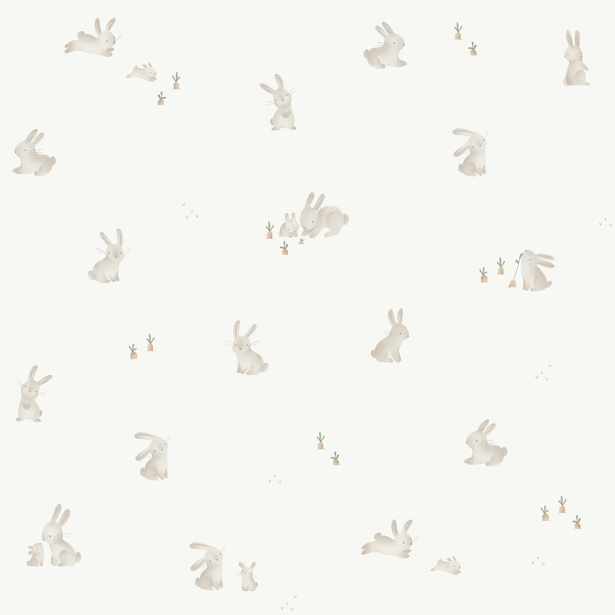 Vliesbehang Baby Bunny