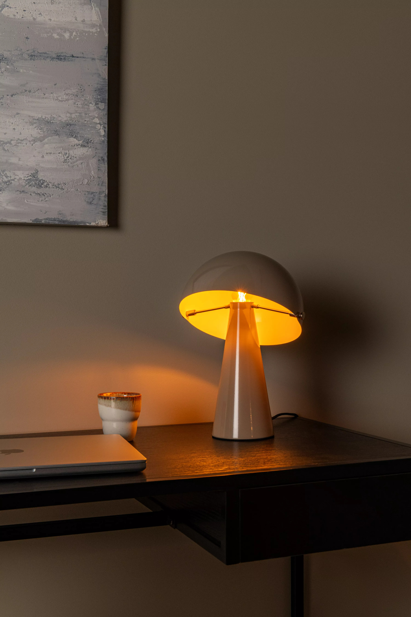 Barone Tafellamp Taupe en Beige
