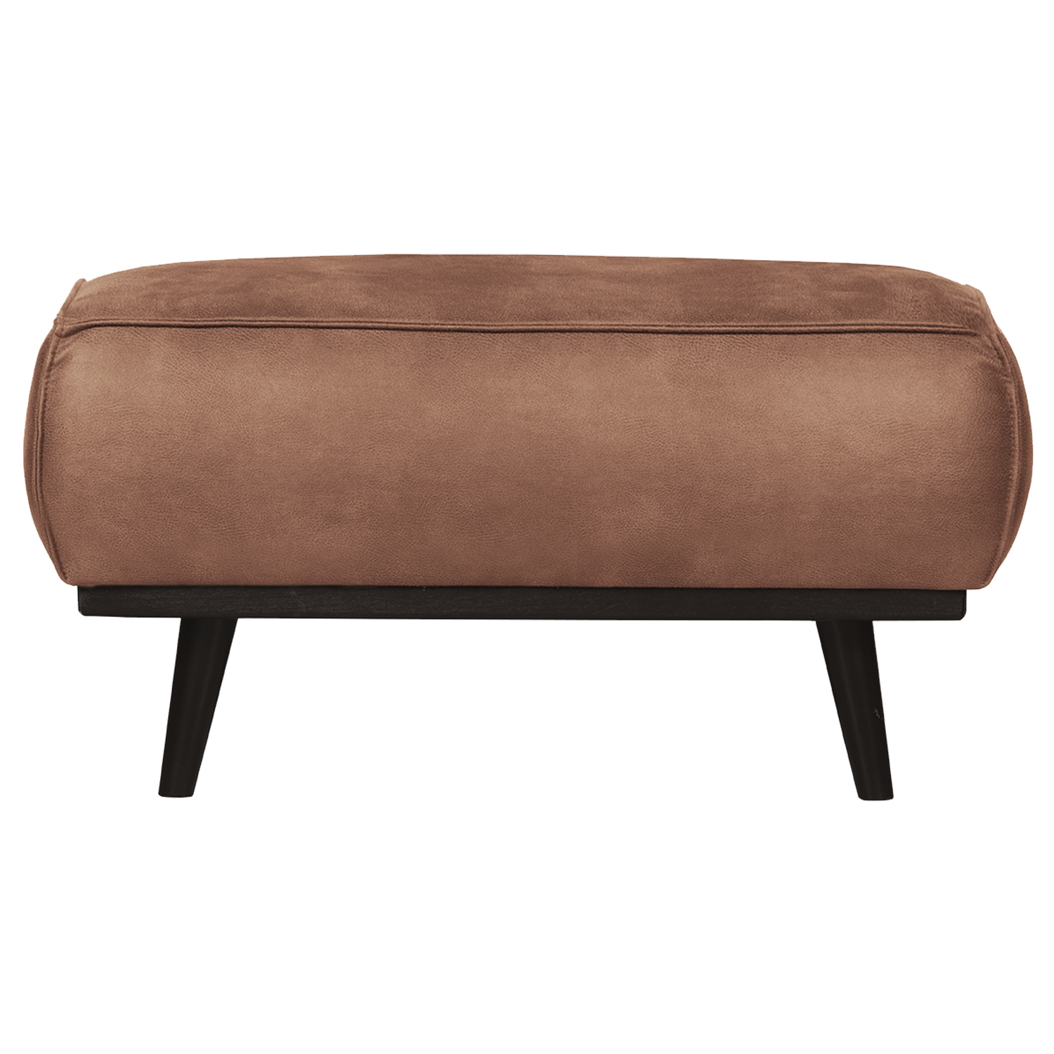 Statement hocker lichtbruin melange