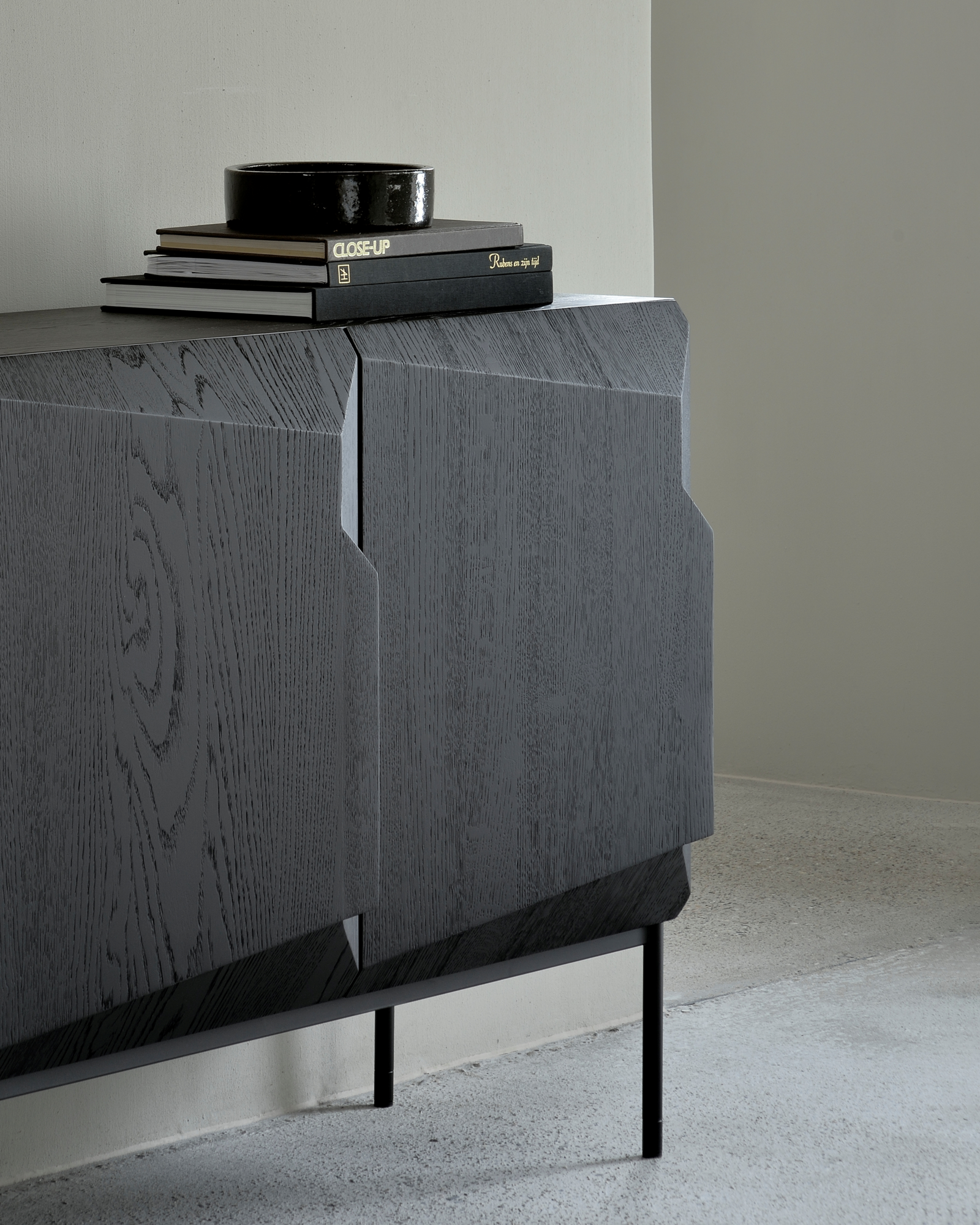 Stairs buffetkast - zwart eiken 