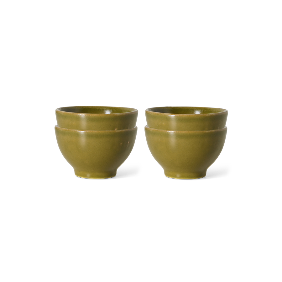 HKliving Servies Farmhouse Ceramics Schaaltjes XS - set van 4