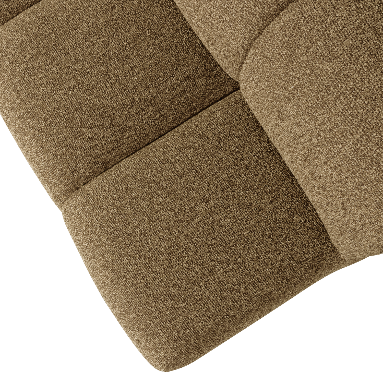 Mojo eetbank 164 cm met rugleuning ribstof roestbruin