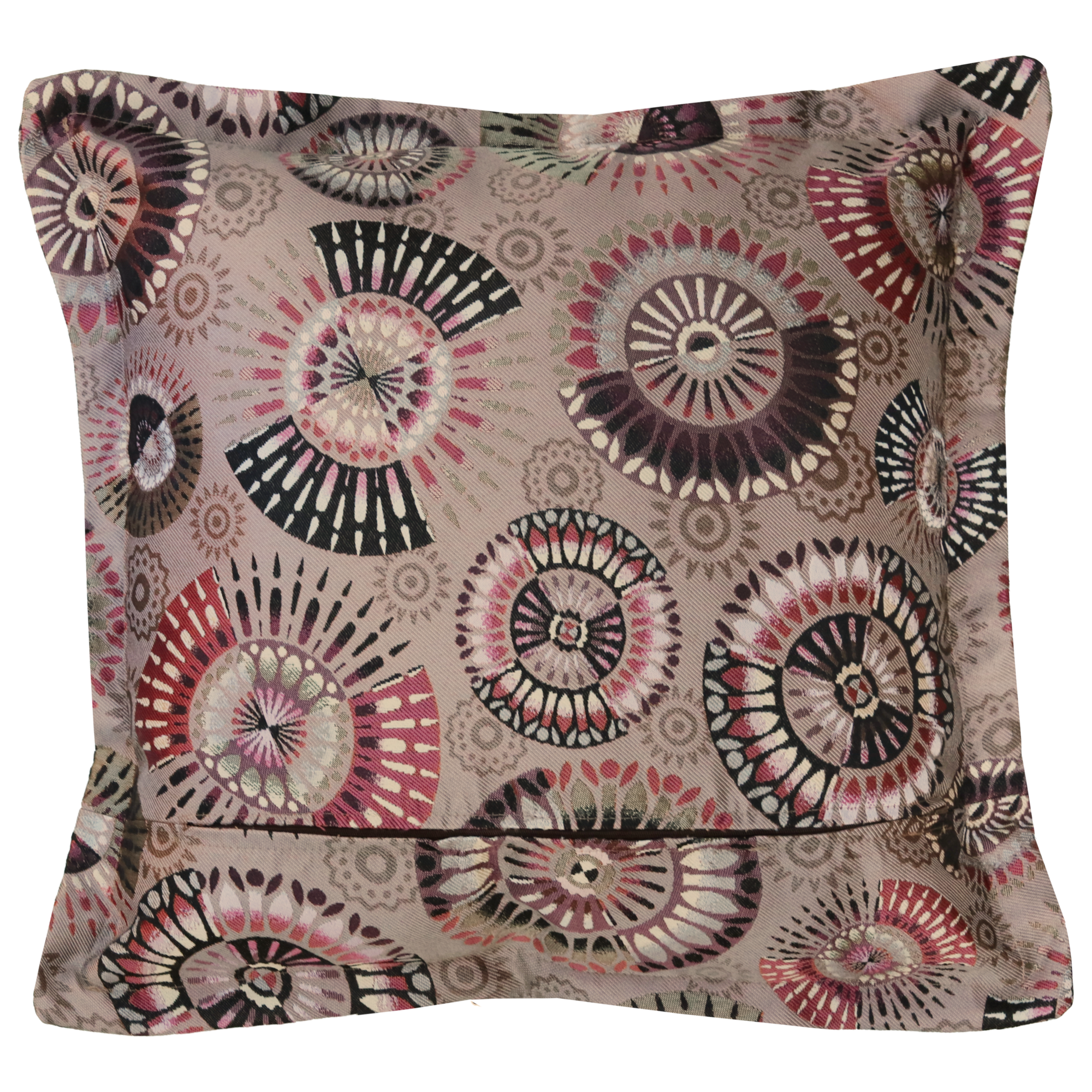 Kussen funky mandela taupe