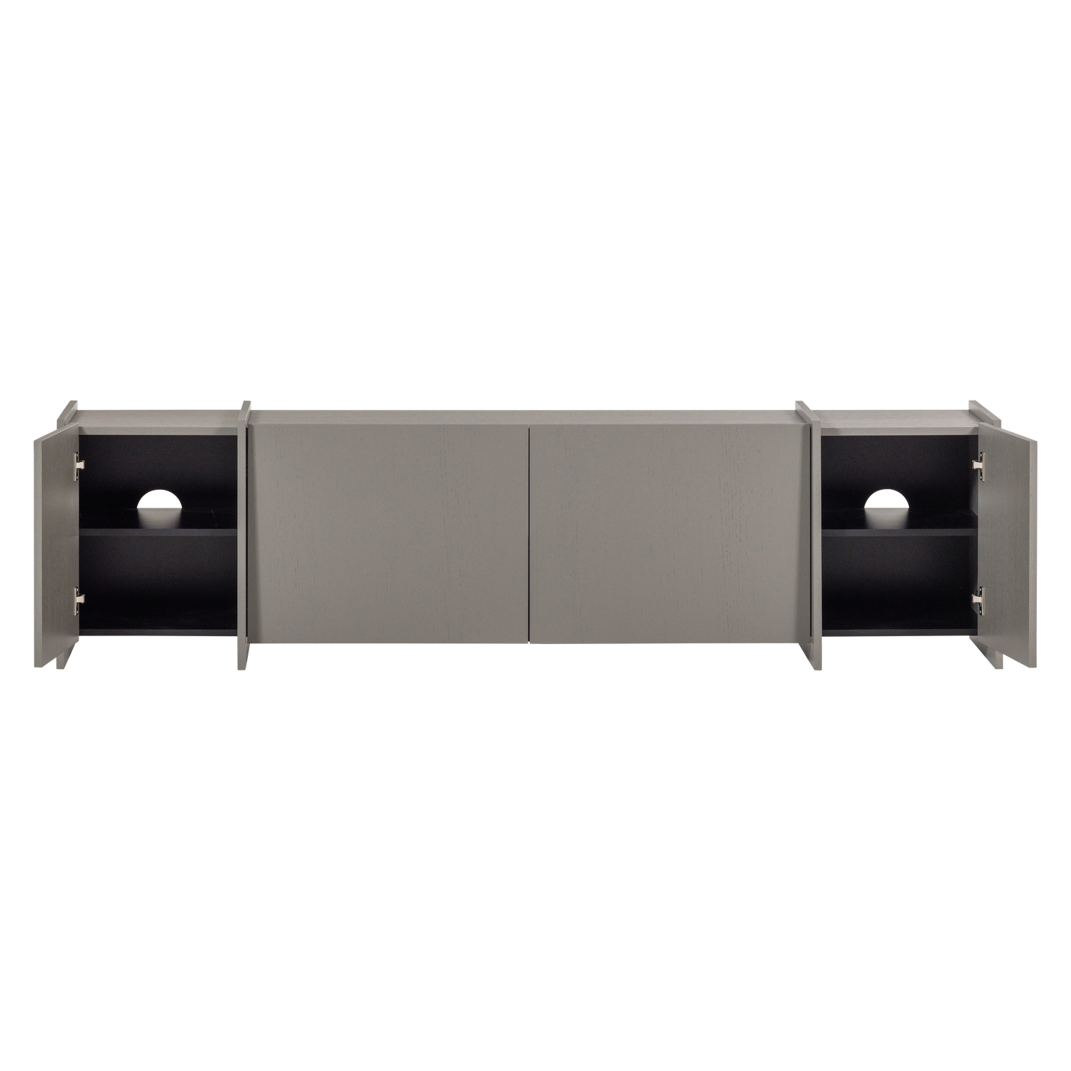 Brock tv meubel 200 cm essen fineer middenbruin [fsc]