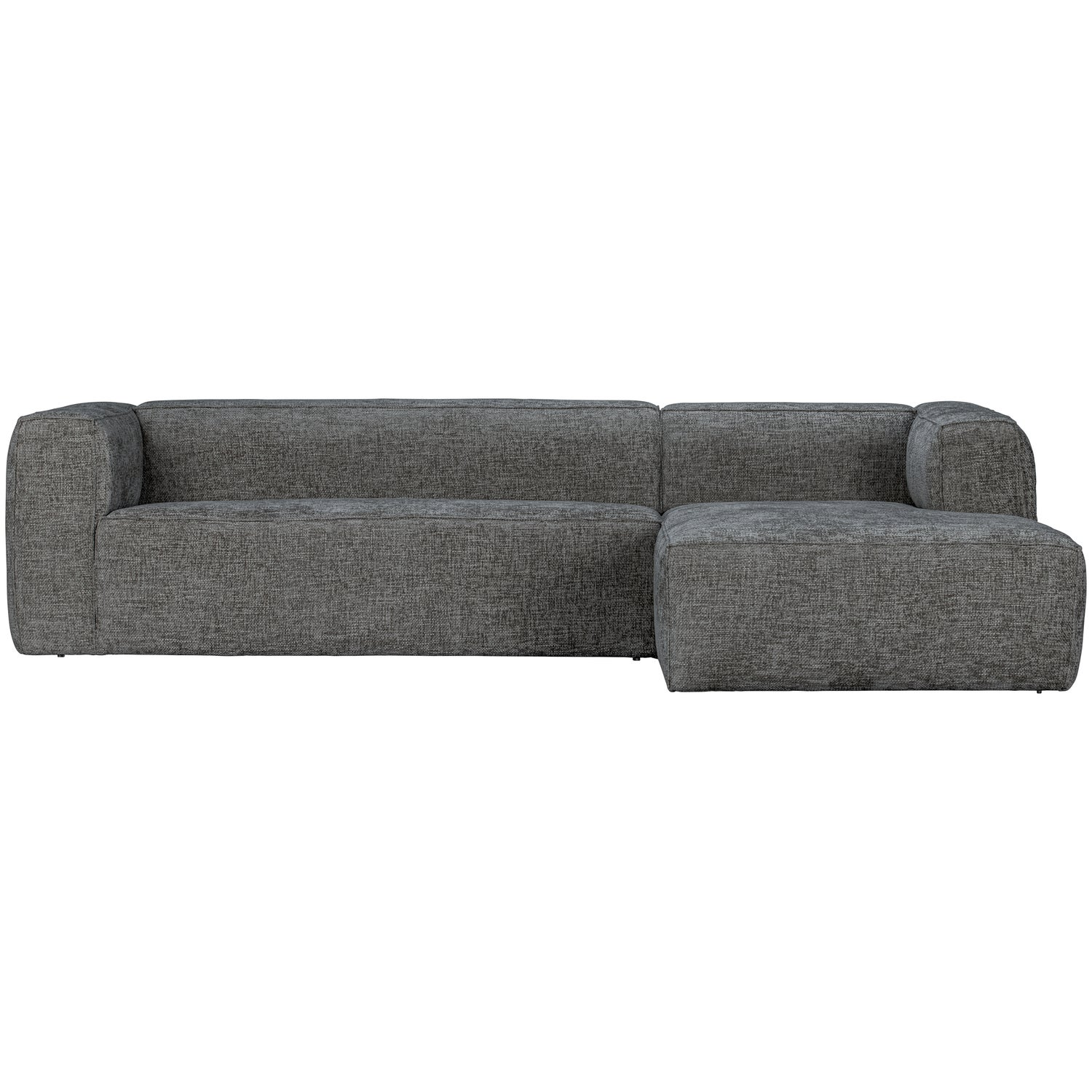 Bean hoekbank rechts chenille velvet taupe