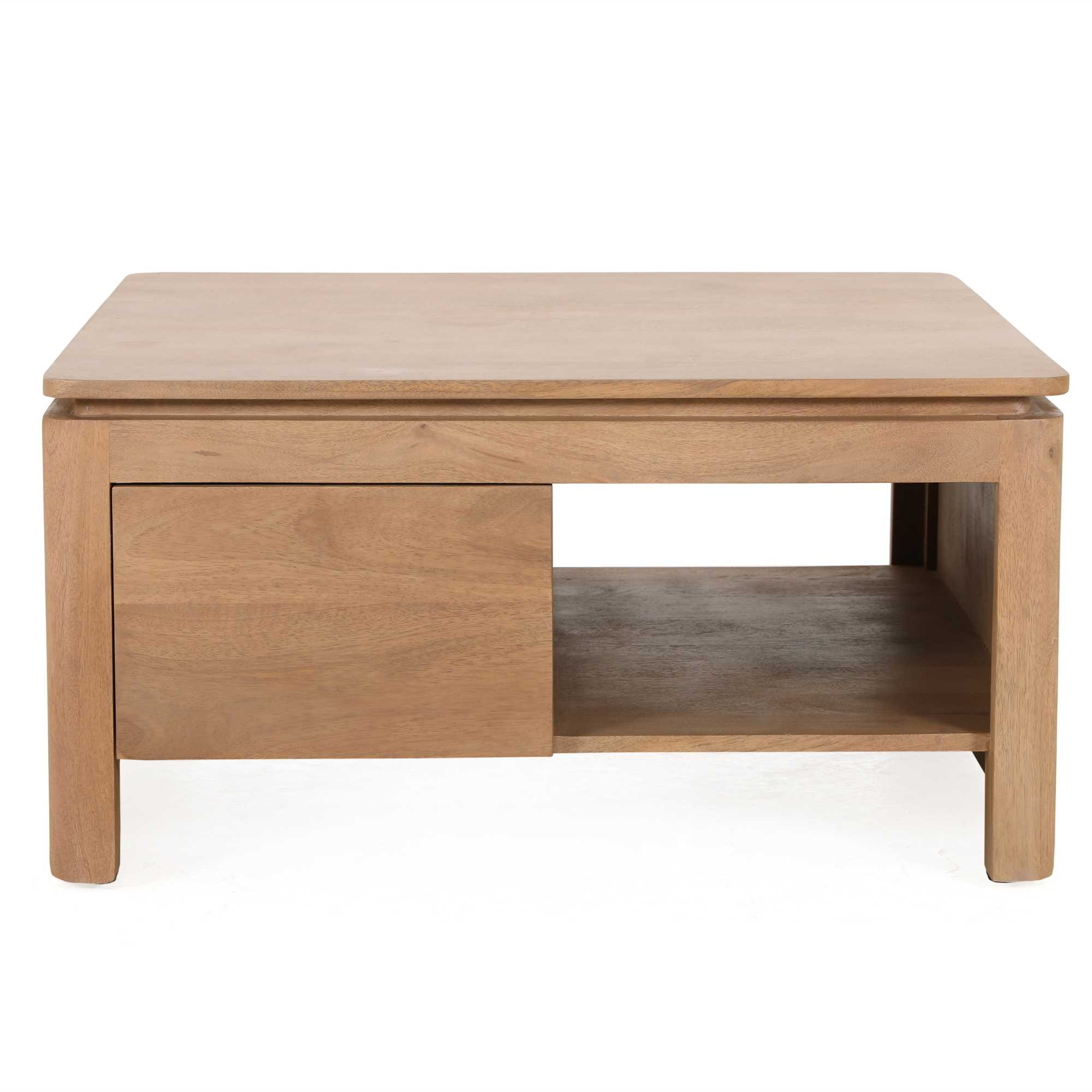 Salontafel Rondo Vierkant Naturel