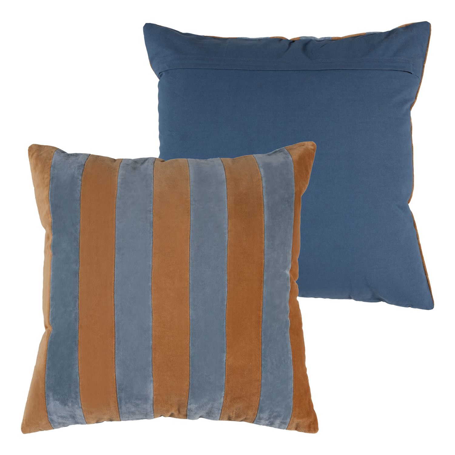 Lira kussens blauw/oranje - set van 4