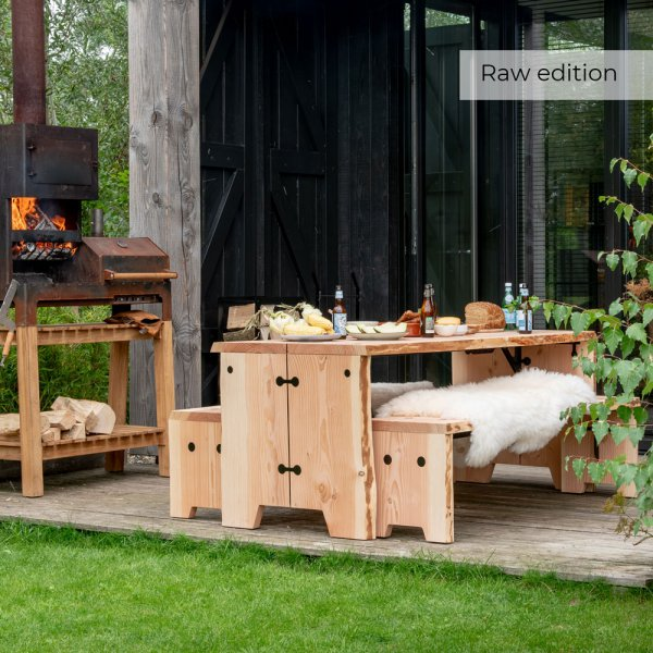 Weltevree tuintafel Forestry Raw