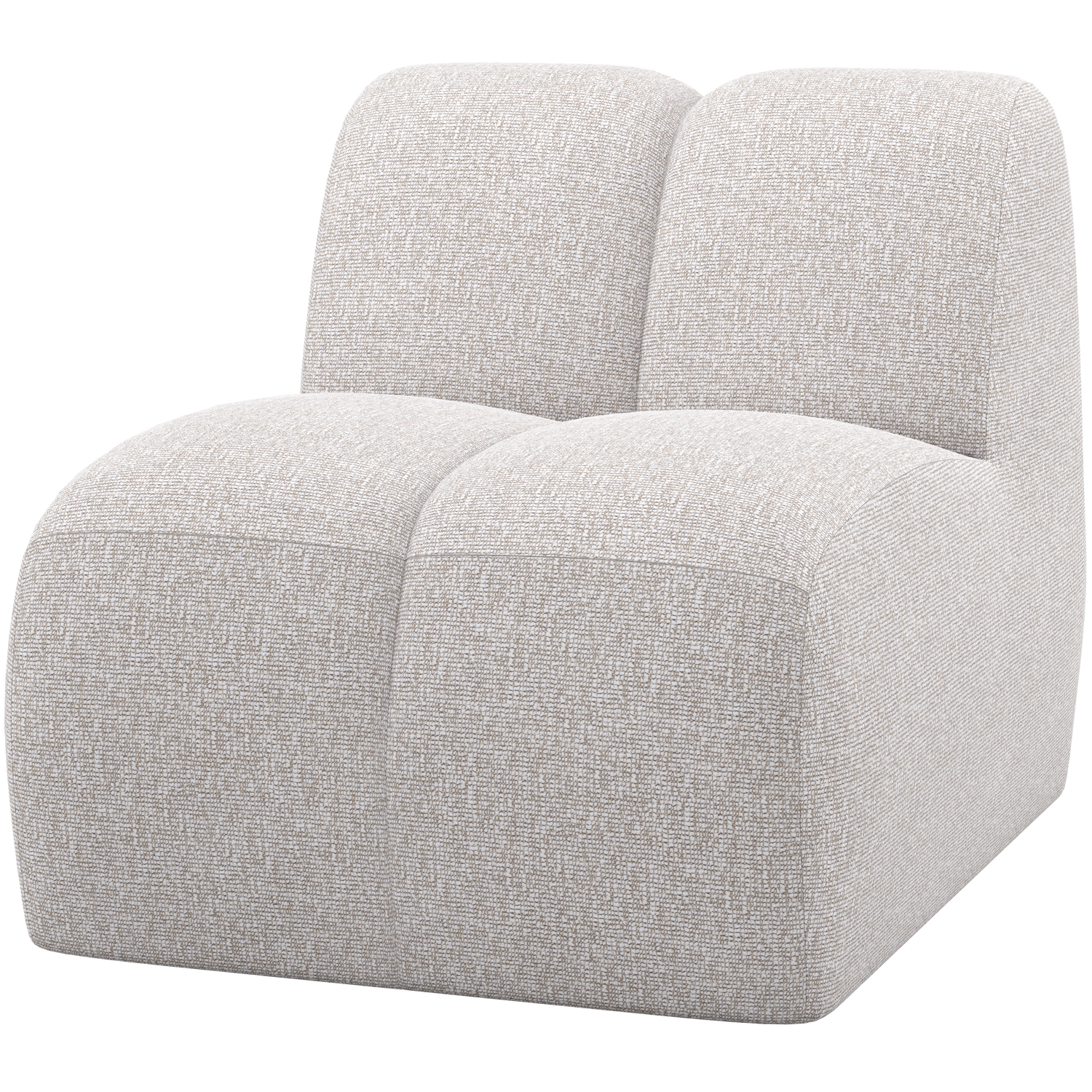 Mojo 1-zits element boucle ecru melange