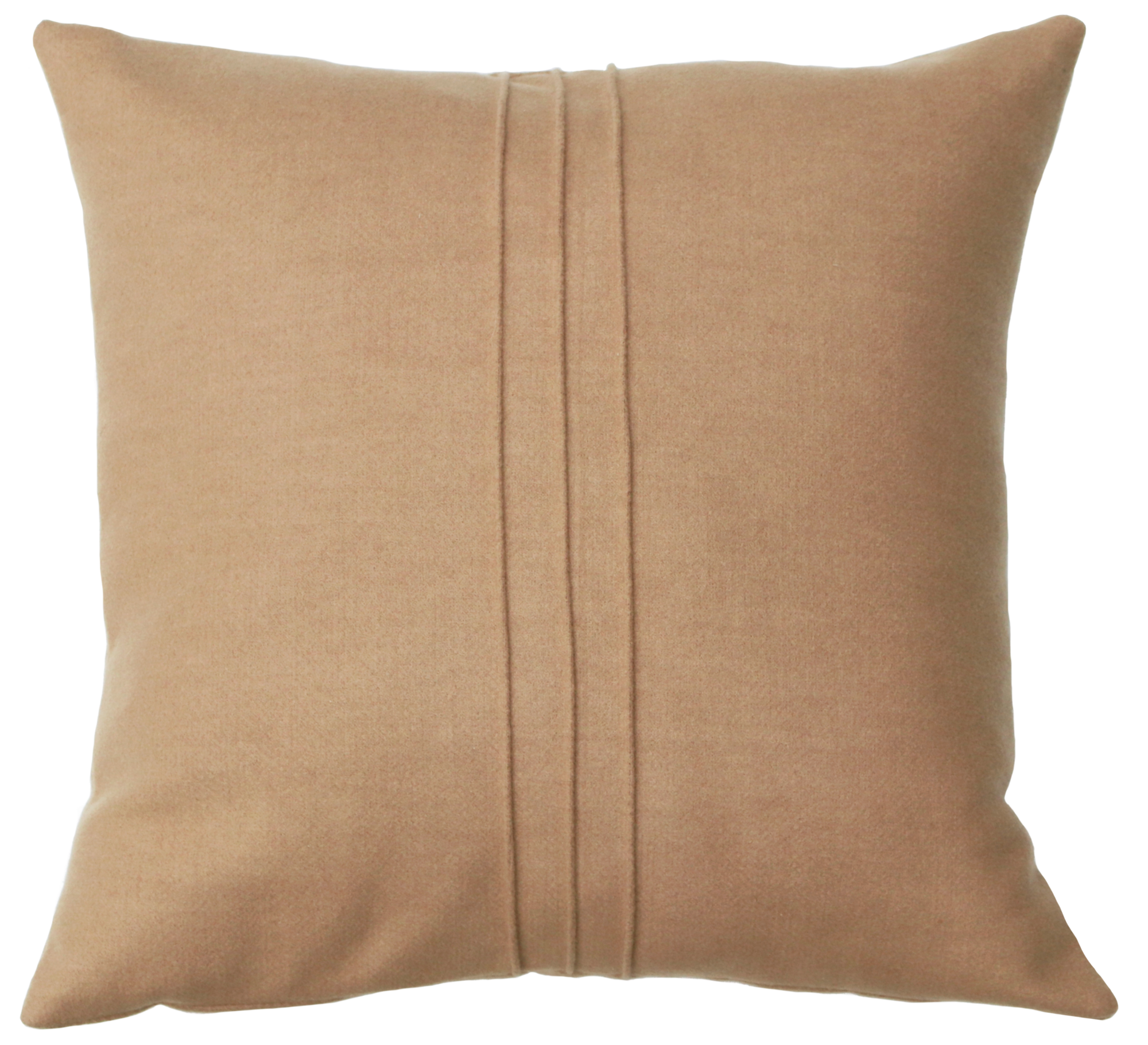 Kussen 3 streep light camel