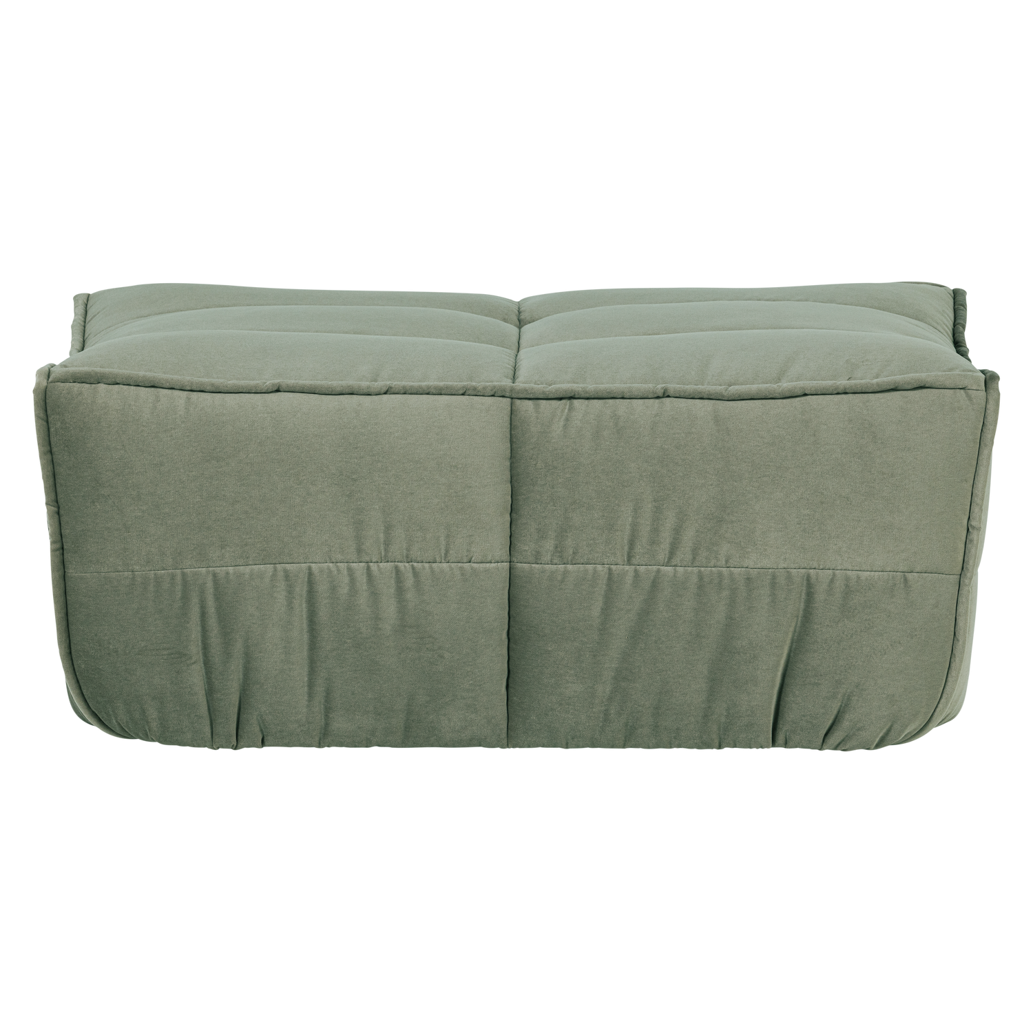 Cluster hocker velvet warm taupe