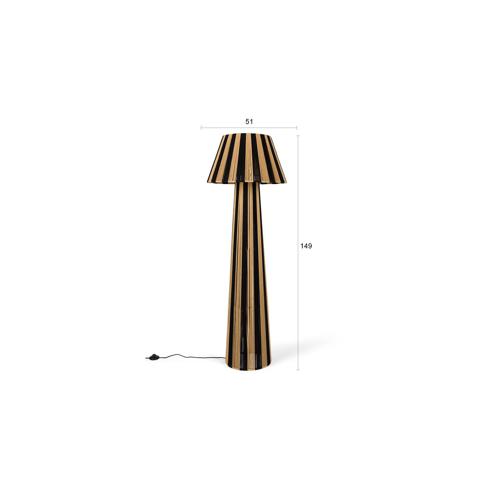 Stripe it up vloerlamp