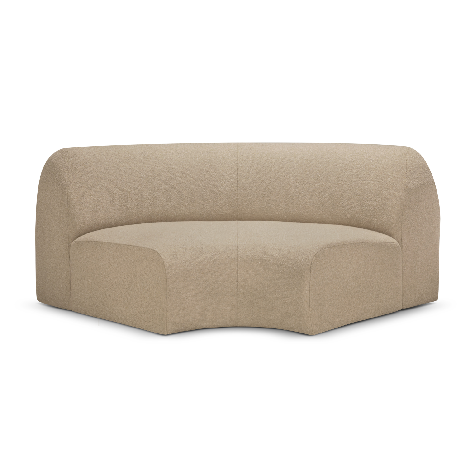 Bulky modulaire sofa - almond